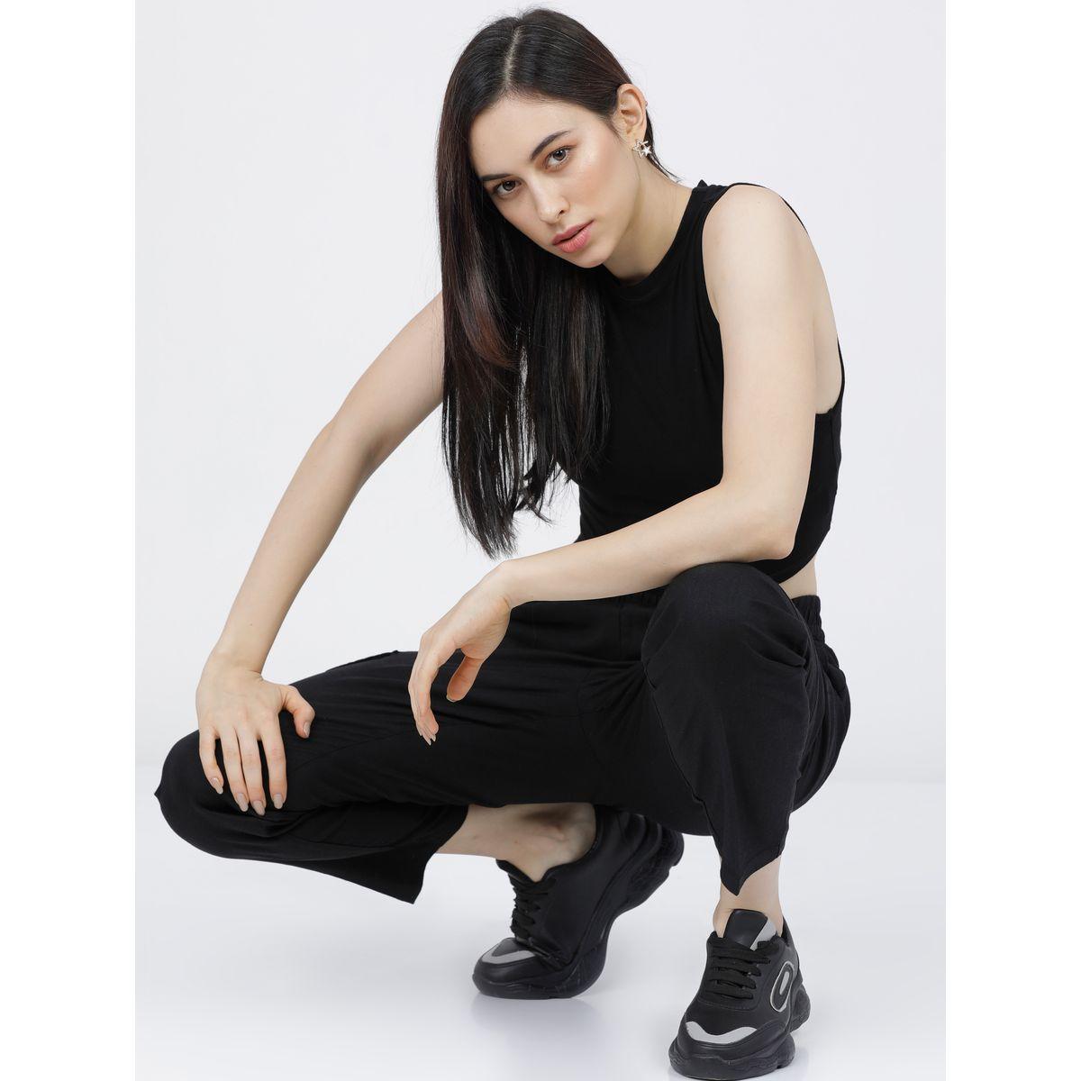 Tokyo Talkies X Styli Elastic Waistband Mid Rise Cargo Pant-women-clothing-bottoms-trousers-image-2
