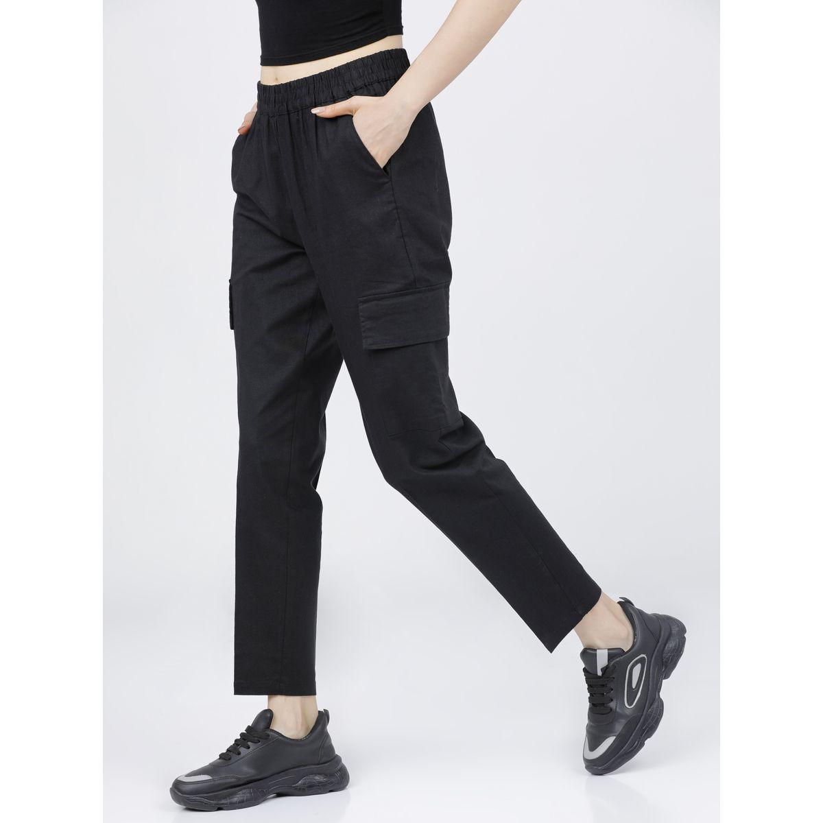 Tokyo Talkies X Styli Elastic Waistband Mid Rise Cargo Pant-women-clothing-bottoms-trousers-image-5