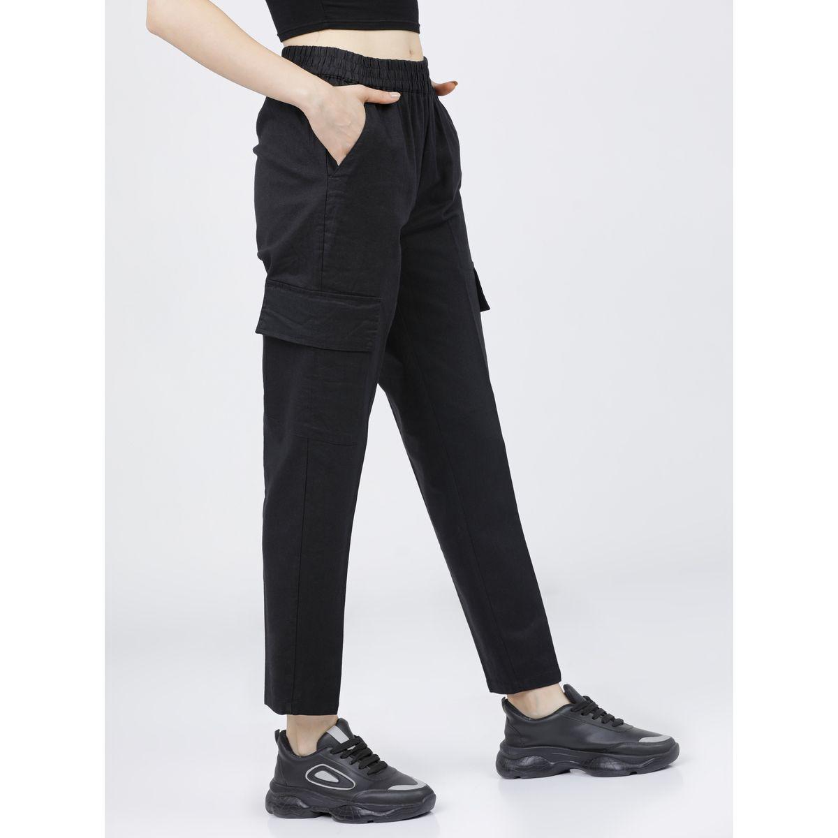 بنطال كارجو بخصر مطاطي طوكيو توكيز × ستايلي-women-clothing-bottoms-trousers-image-6