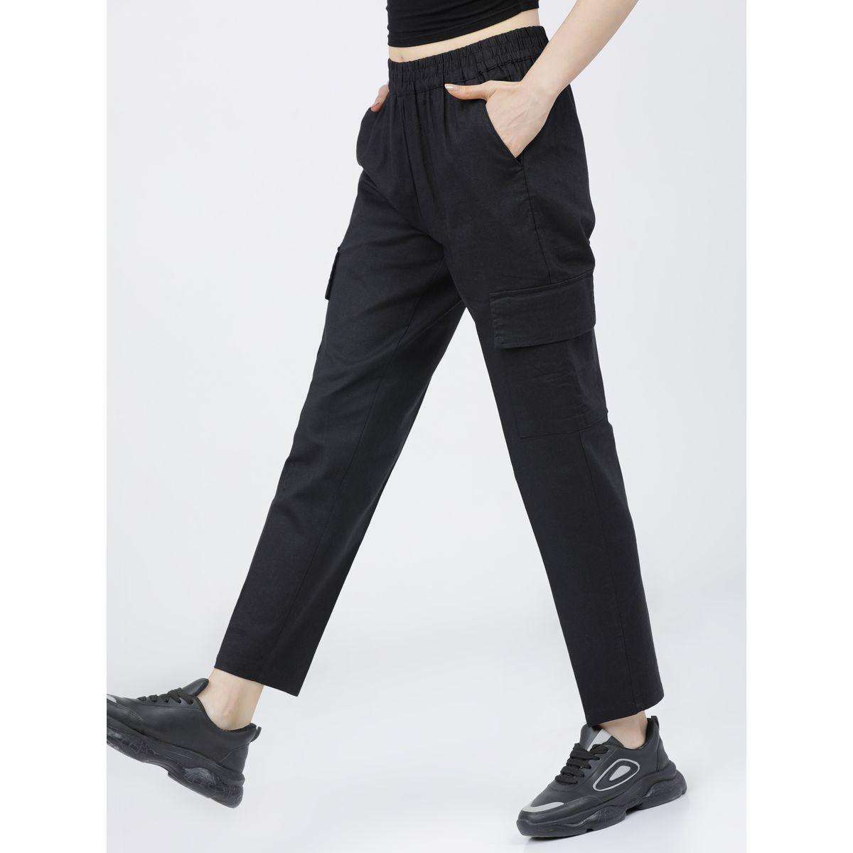Tokyo Talkies X Styli Elastic Waistband Mid Rise Cargo Pant-women-clothing-bottoms-trousers-image-8