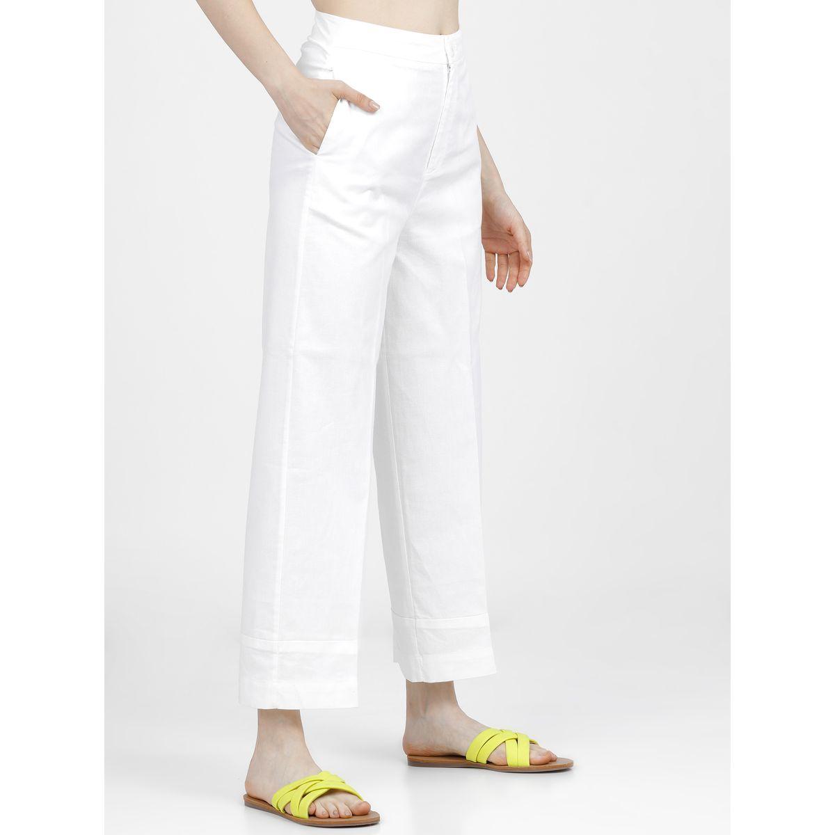 بنطال كاجوال بقصة مستقيمة طوكيو توكيز × ستايلي-women-clothing-bottoms-trousers-image-6