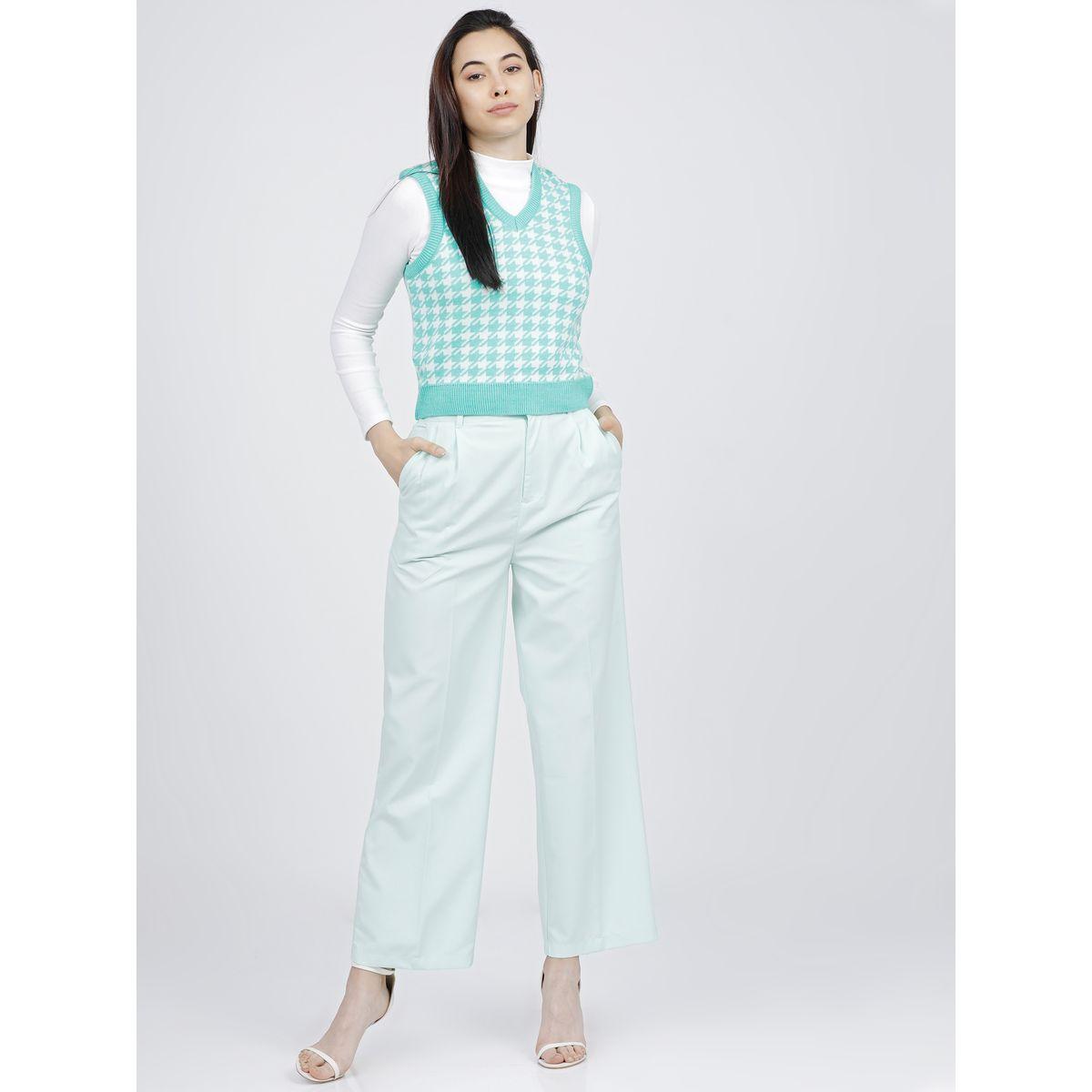 بنطال بخصر عالي وقصة مستقيمة طوكيو توكيز × ستايلي-women-clothing-bottoms-trousers-image-2