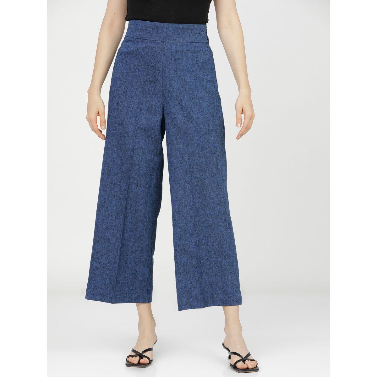 بنطال واسع الأرجل بخصر عالي طوكيو توكيز × ستايلي-women-clothing-bottoms-trousers-image-1