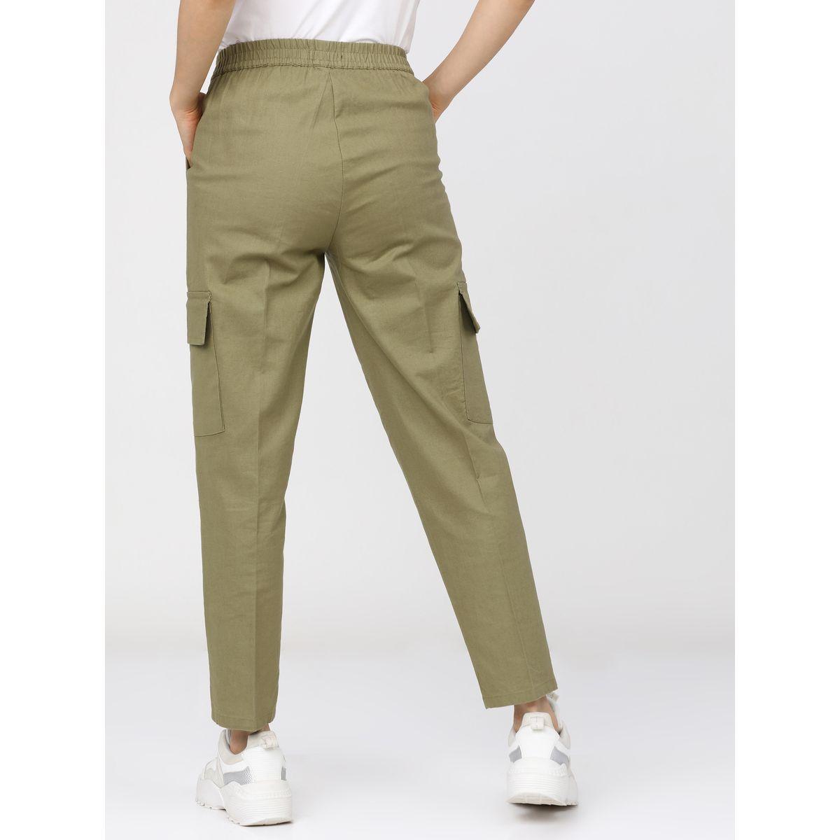 بنطال كارجو بقصة مستقيمة طوكيو توكيز × ستايلي-women-clothing-bottoms-trousers-image-3