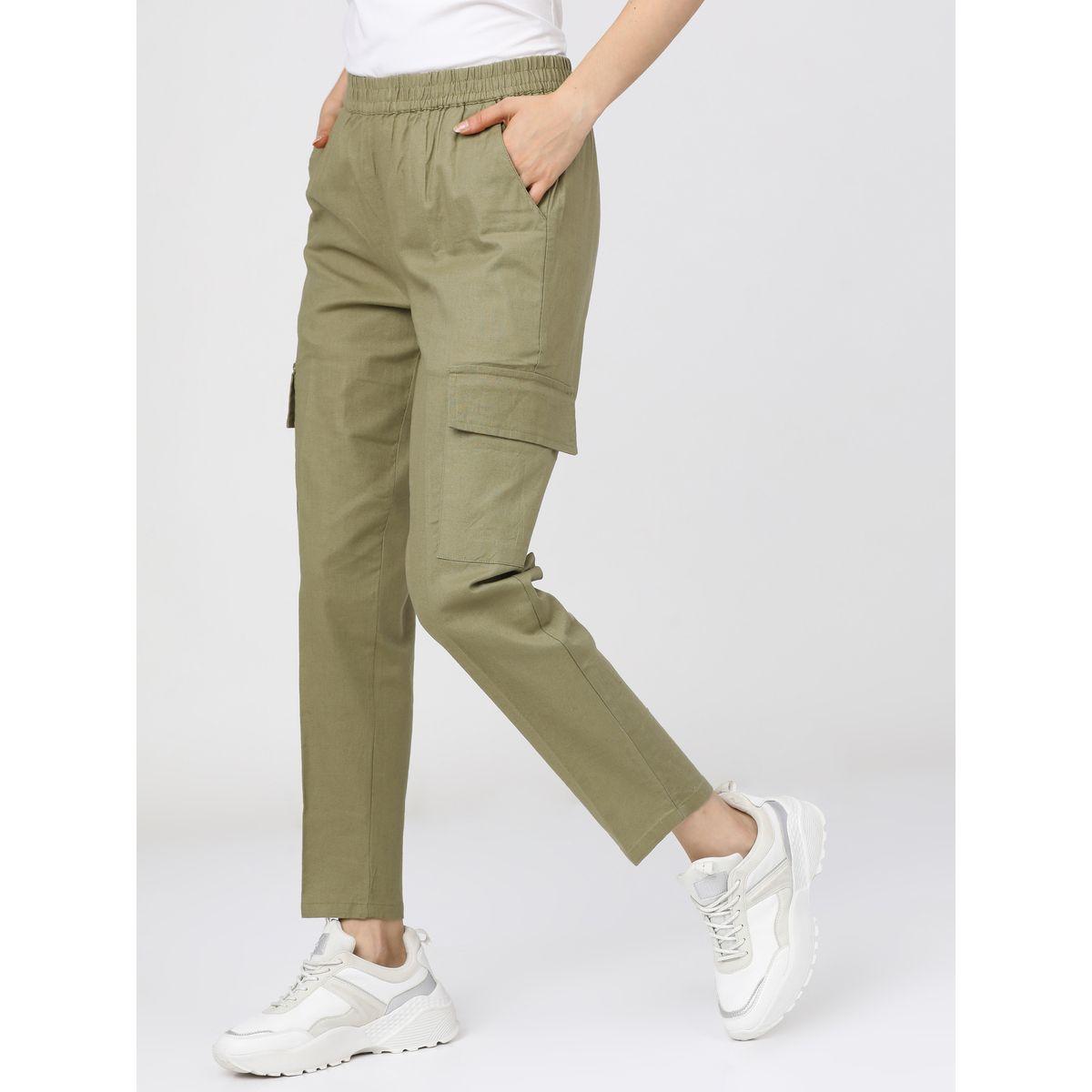بنطال كارجو بقصة مستقيمة طوكيو توكيز × ستايلي-women-clothing-bottoms-trousers-image-5
