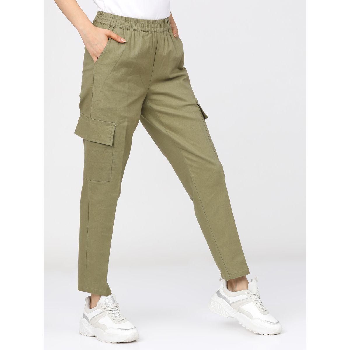 بنطال كارجو بقصة مستقيمة طوكيو توكيز × ستايلي-women-clothing-bottoms-trousers-image-6