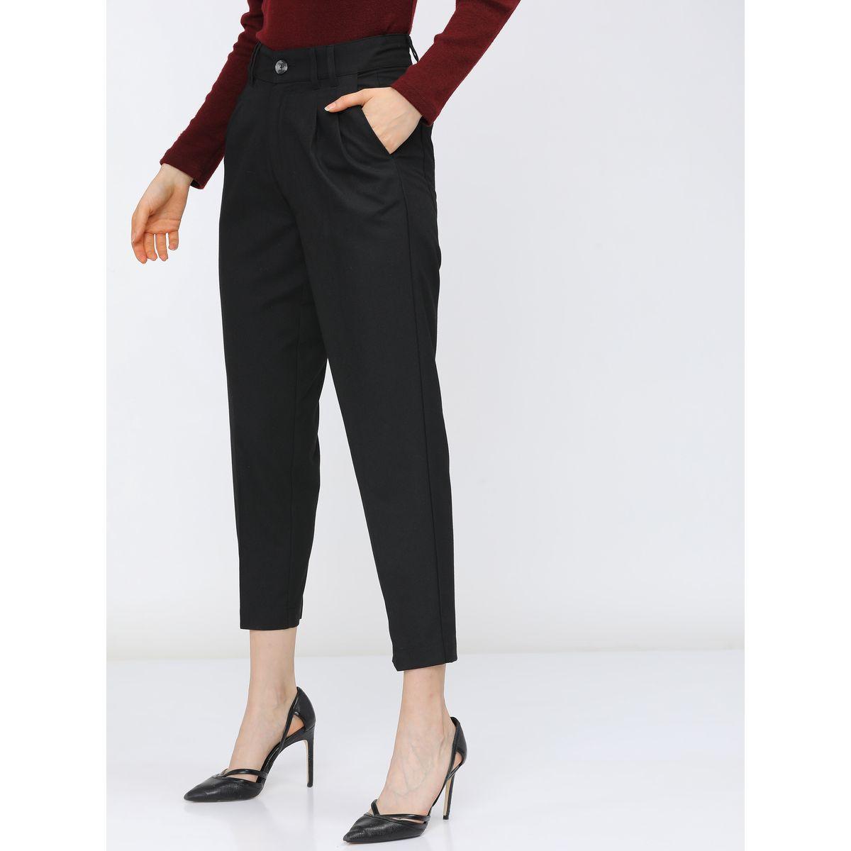 بنطال سادة بقصة مريحة طوكيو توكيز × ستايلي-women-clothing-bottoms-trousers-image-5