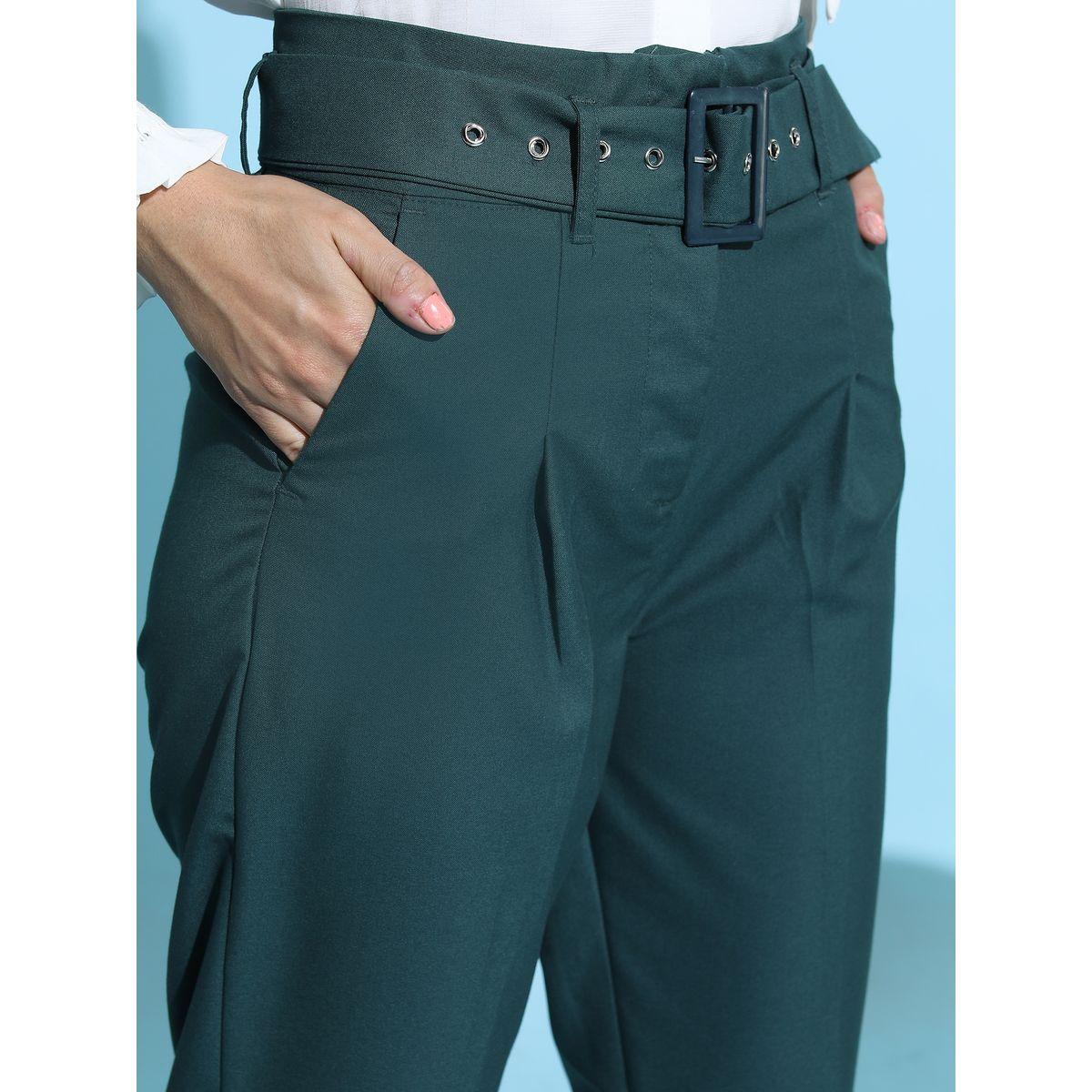 بنطال تشينو بحزام خصر طوكيو توكيز × ستايلي-women-clothing-bottoms-trousers-image-4