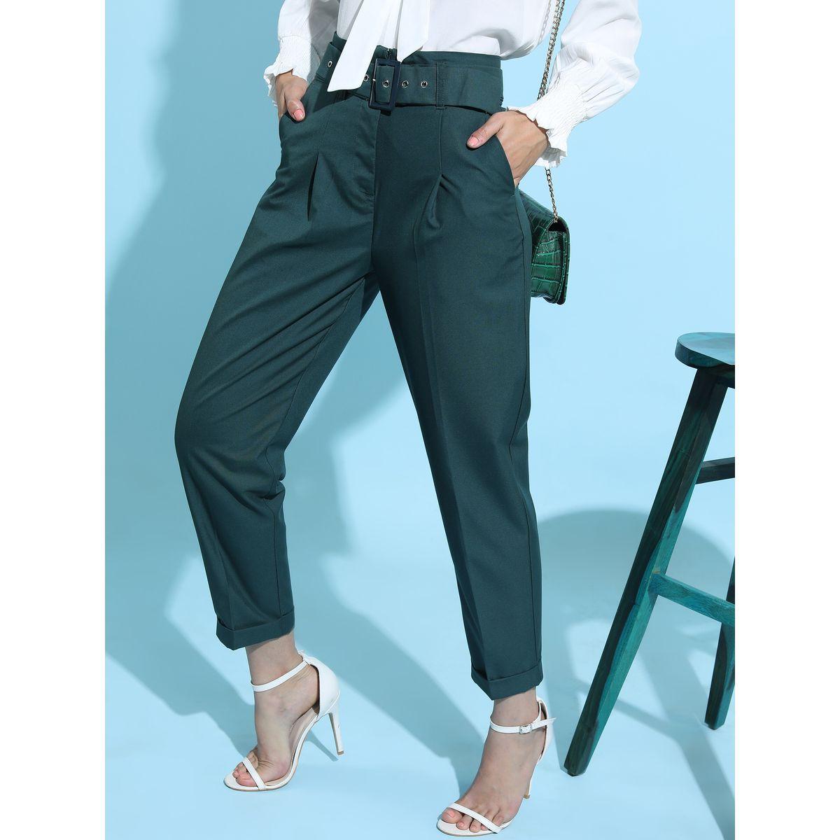 بنطال تشينو بحزام خصر طوكيو توكيز × ستايلي-women-clothing-bottoms-trousers-image-5