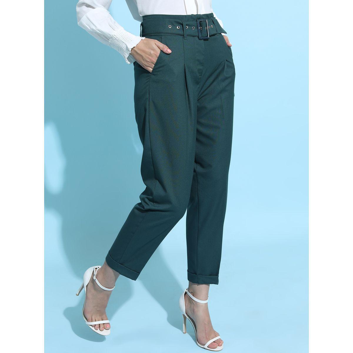 Tokyo Talkies X Styli Belted Chinos Trouser-women-clothing-bottoms-trousers-image-6