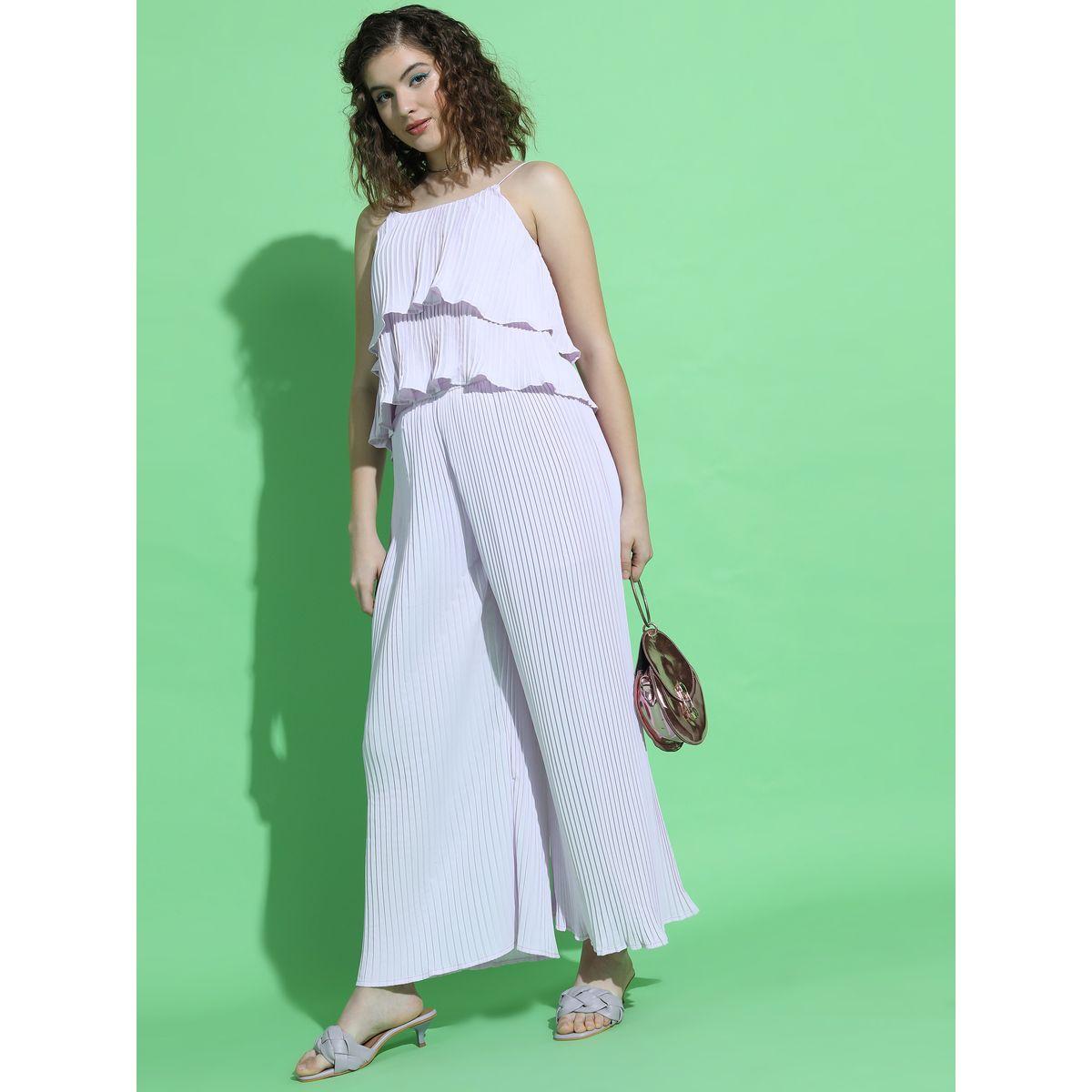 بنطال واسع الأرجل مع كسرات طوكيو توكيز × ستايلي-women-clothing-bottoms-trousers-image-2
