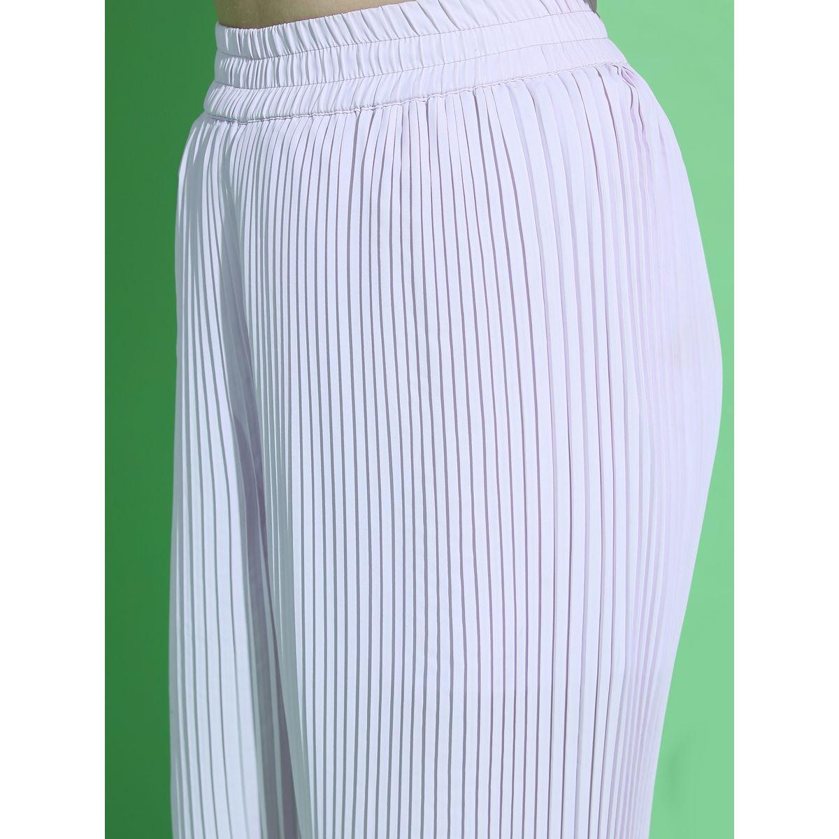 بنطال واسع الأرجل مع كسرات طوكيو توكيز × ستايلي-women-clothing-bottoms-trousers-image-4