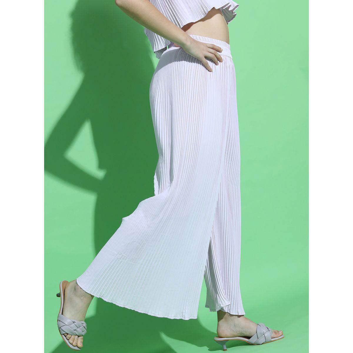بنطال واسع الأرجل مع كسرات طوكيو توكيز × ستايلي-women-clothing-bottoms-trousers-image-6