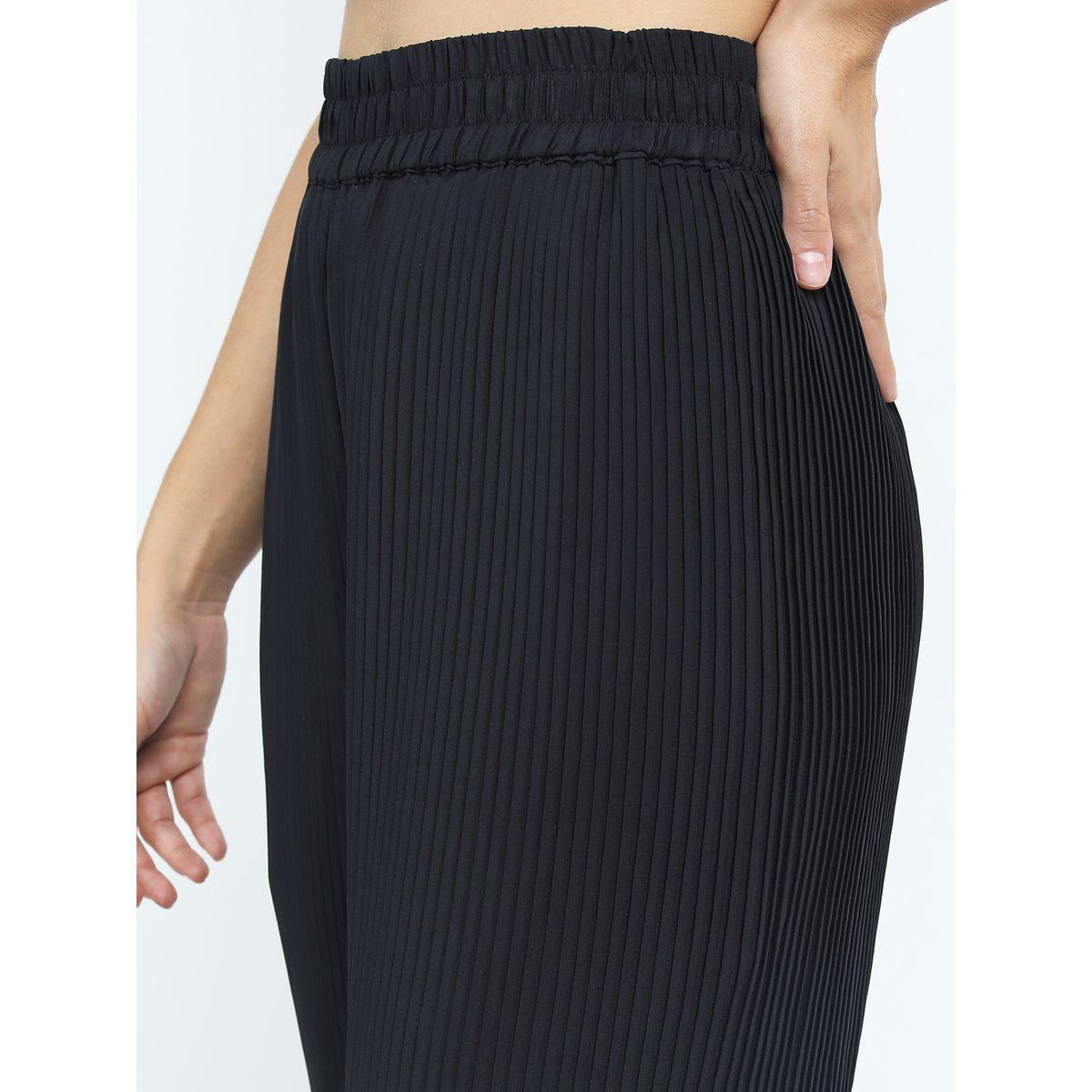 بنطال واسع الأرجل مع كسرات طوكيو توكيز × ستايلي-women-clothing-bottoms-trousers-image-4