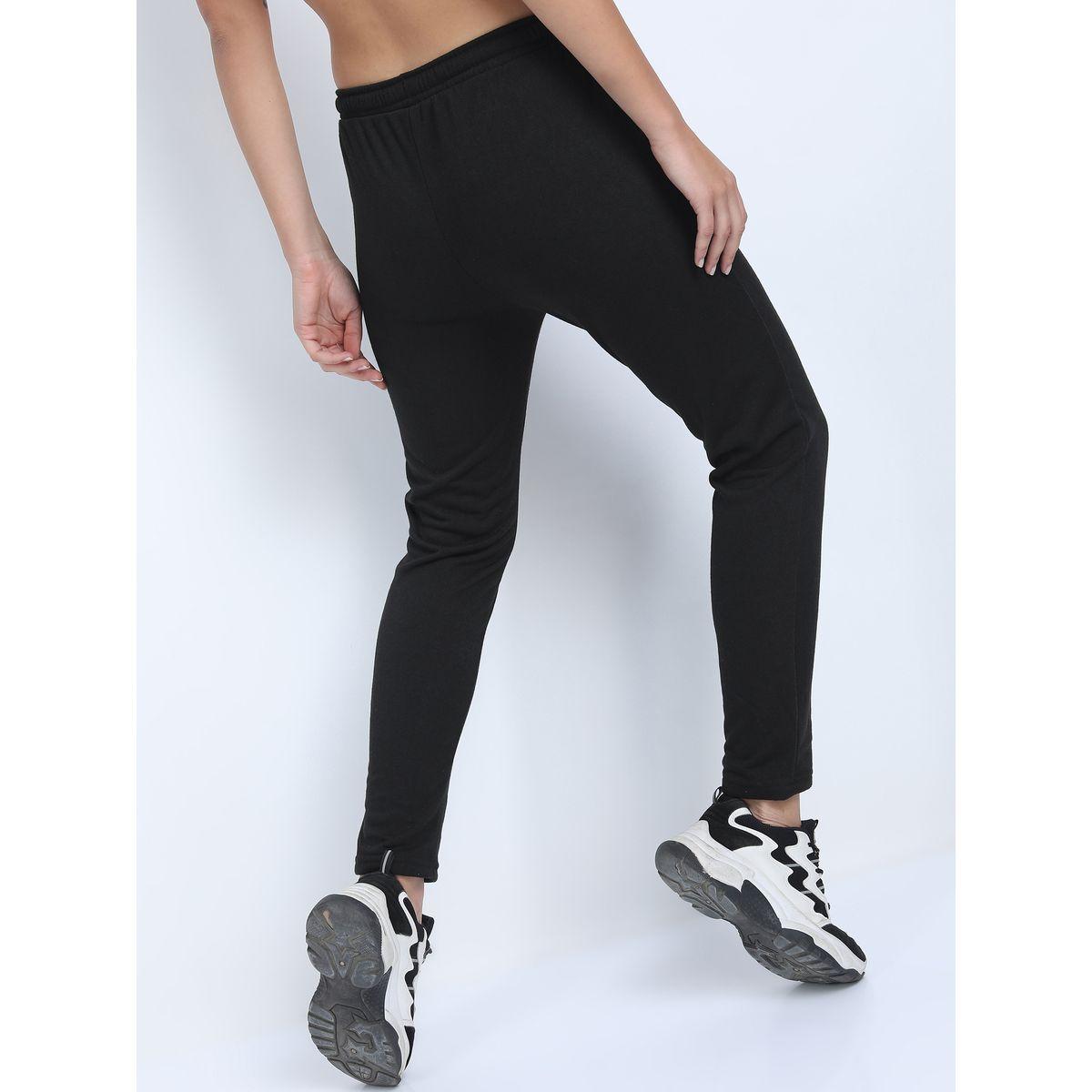 Tokyo Talkies X Styli Solid Knit Jogger with Drawstring-women-clothing-bottoms-joggers-image-3