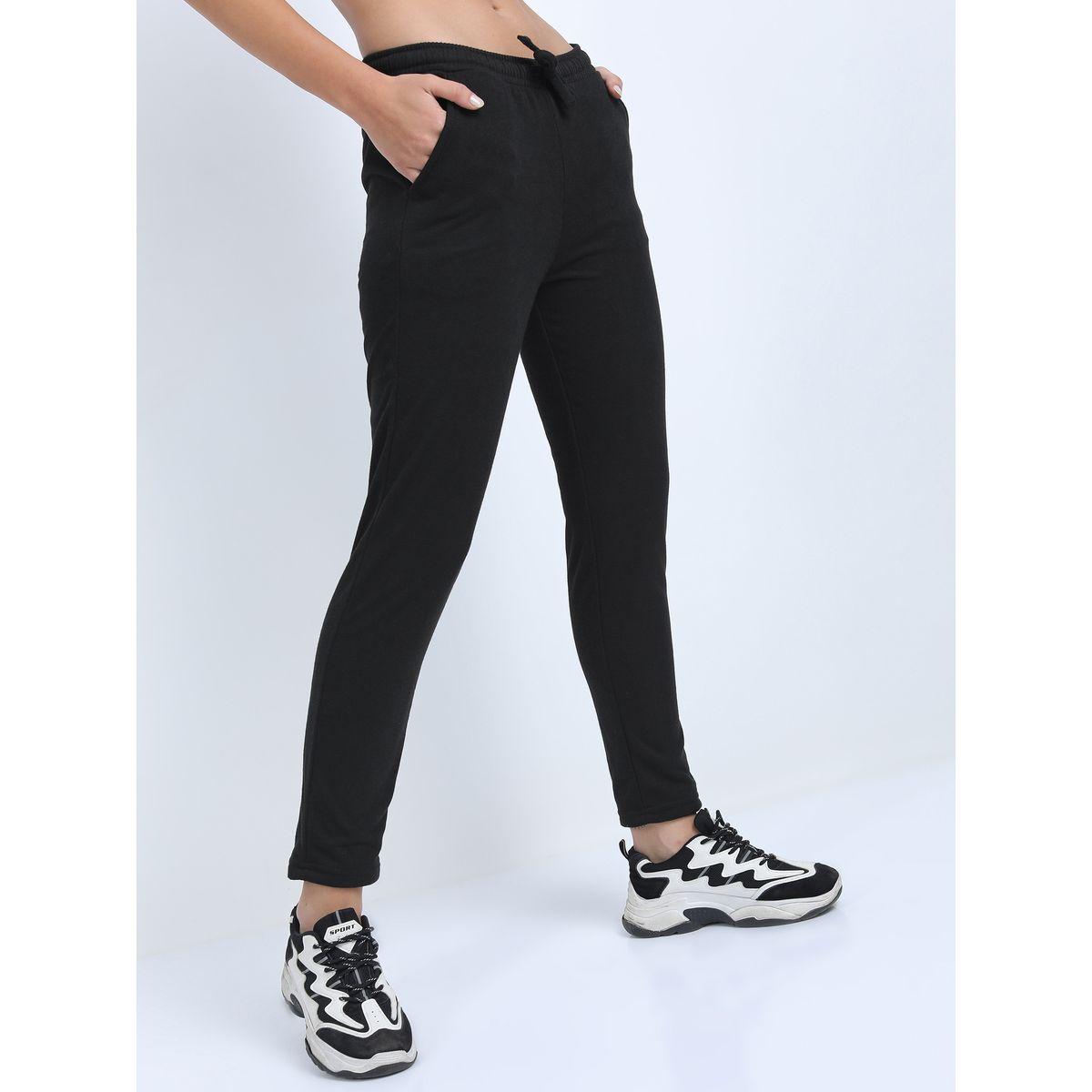 Tokyo Talkies X Styli Solid Knit Jogger with Drawstring-women-clothing-bottoms-joggers-image-6