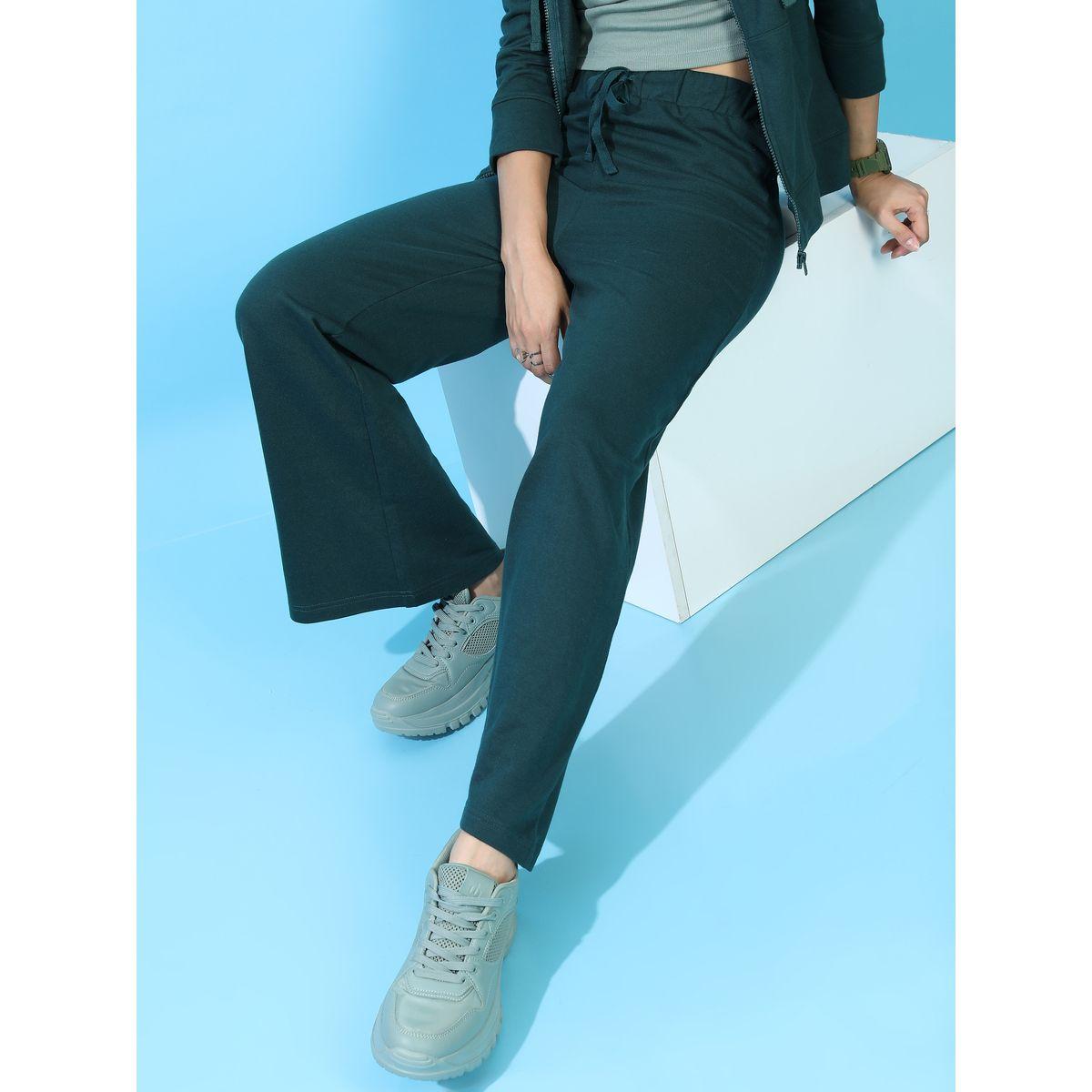 Tokyo Talkies X Styli Drawstring Waistband Flared Sweatpant-women-clothing-bottoms-trousers-image-1