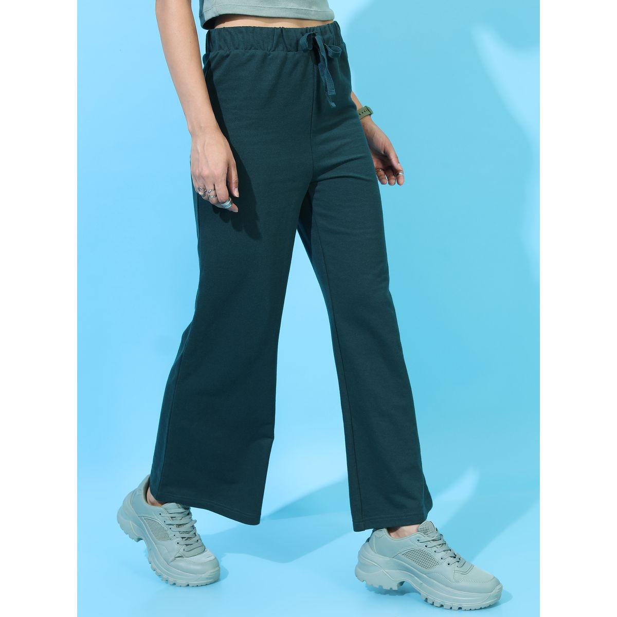 Tokyo Talkies X Styli Drawstring Waistband Flared Sweatpant-women-clothing-bottoms-trousers-image-6