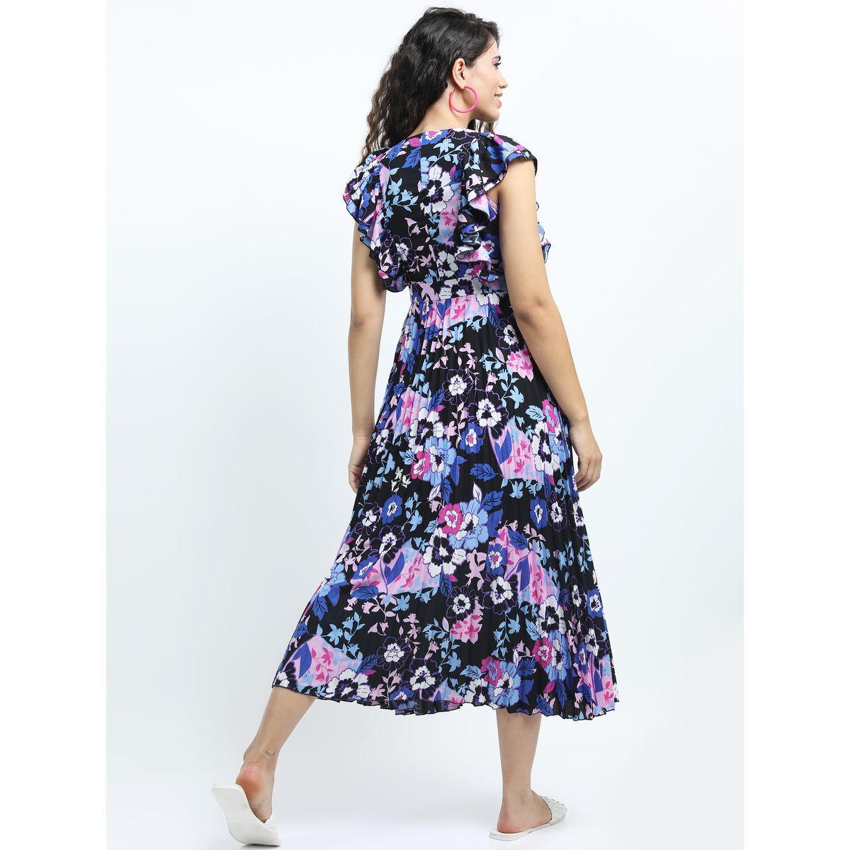 Tokyo Talkies X Styli Ruffle Floral Print Midi Dress-women-clothing-dresses-image-3