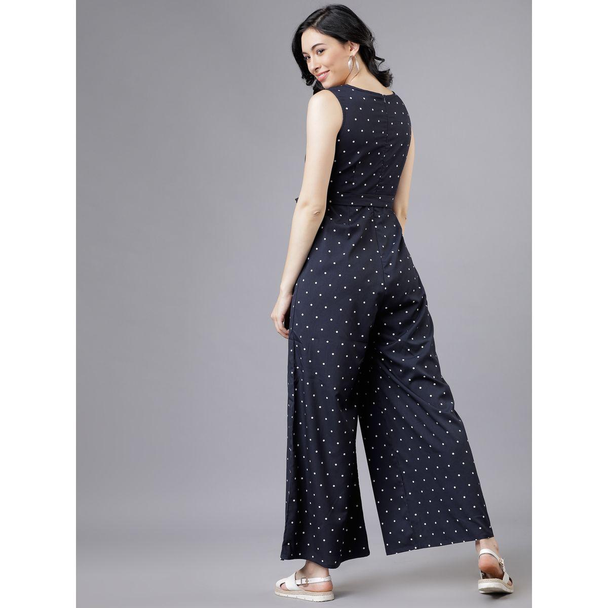 جمبسوت واسع مطبع بنقاط بولكا طوكيو توكيز × ستايلي-women-clothing-jumpsuits-image-3