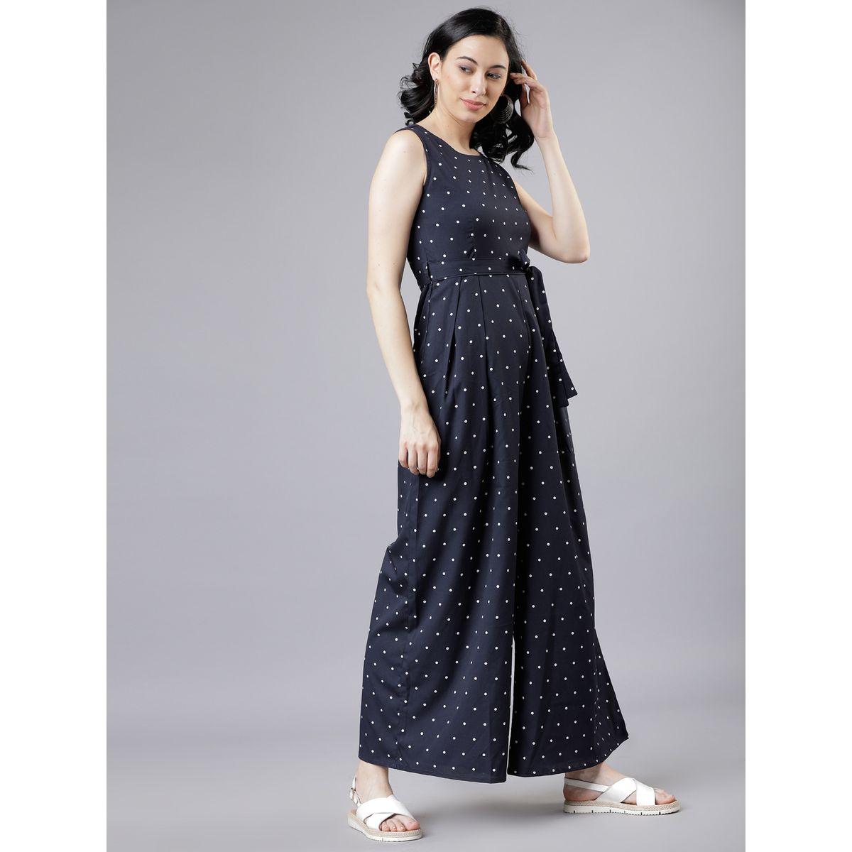 جمبسوت واسع مطبع بنقاط بولكا طوكيو توكيز × ستايلي-women-clothing-jumpsuits-image-5