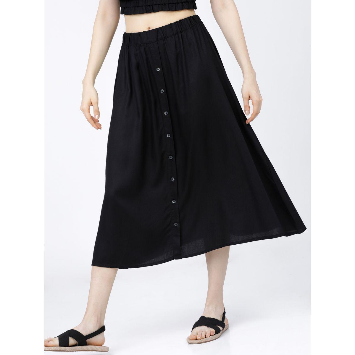 تنورة كاجوال مزينة بأزرار طوكيو توكيز × ستايلي-women-clothing-bottoms-skirts-image-5