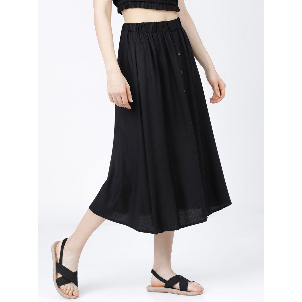 تنورة كاجوال مزينة بأزرار طوكيو توكيز × ستايلي-women-clothing-bottoms-skirts-image-6