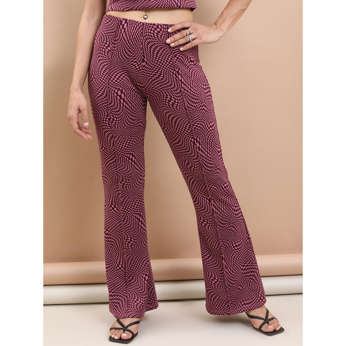 Tokyo Talkies X Styli Gingham Check Flared Pants-women-clothing-bottoms-trousers-image-6