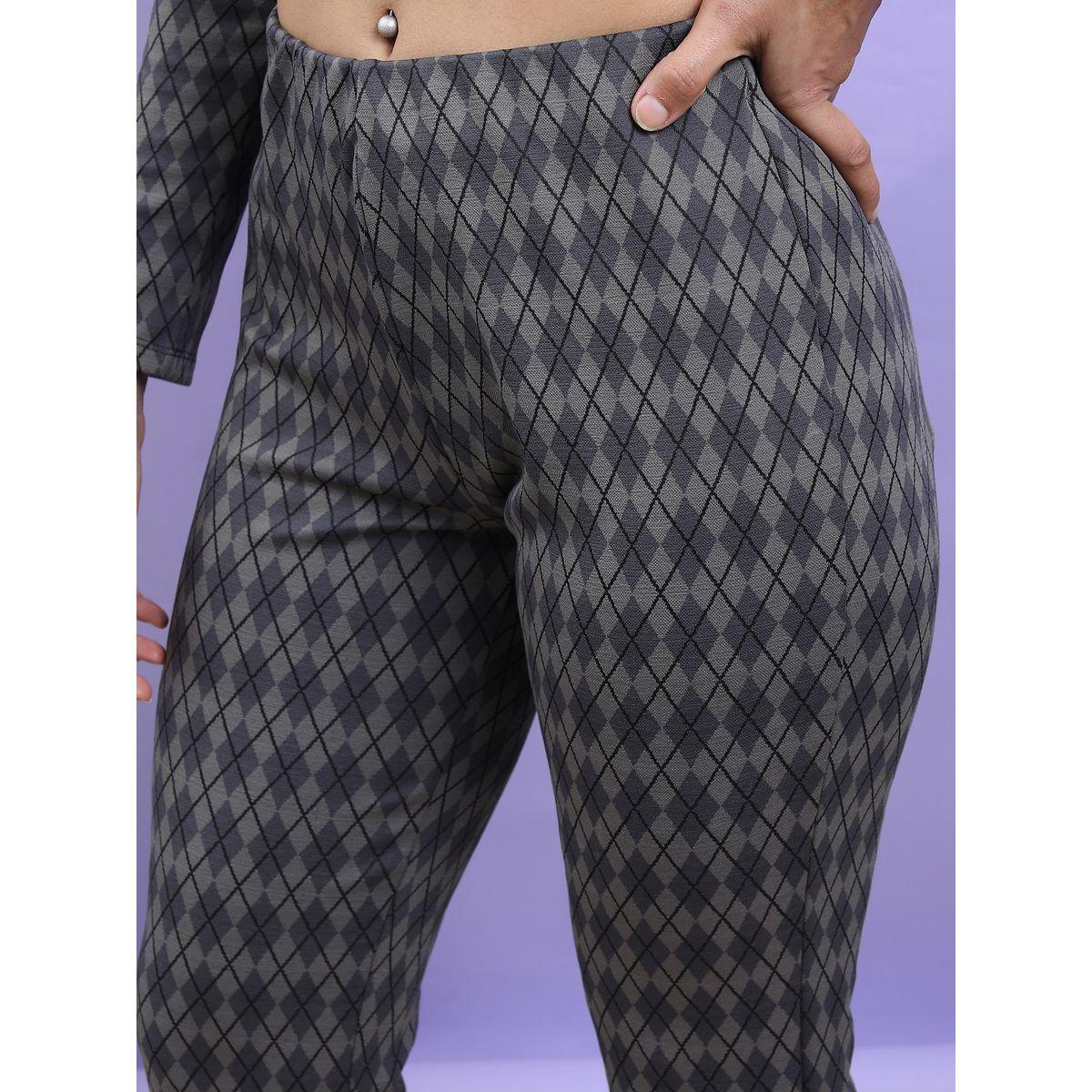 بنطال كاجوال مطبع بالكامل طوكيو توكيز × ستايلي-women-clothing-bottoms-trousers-image-4