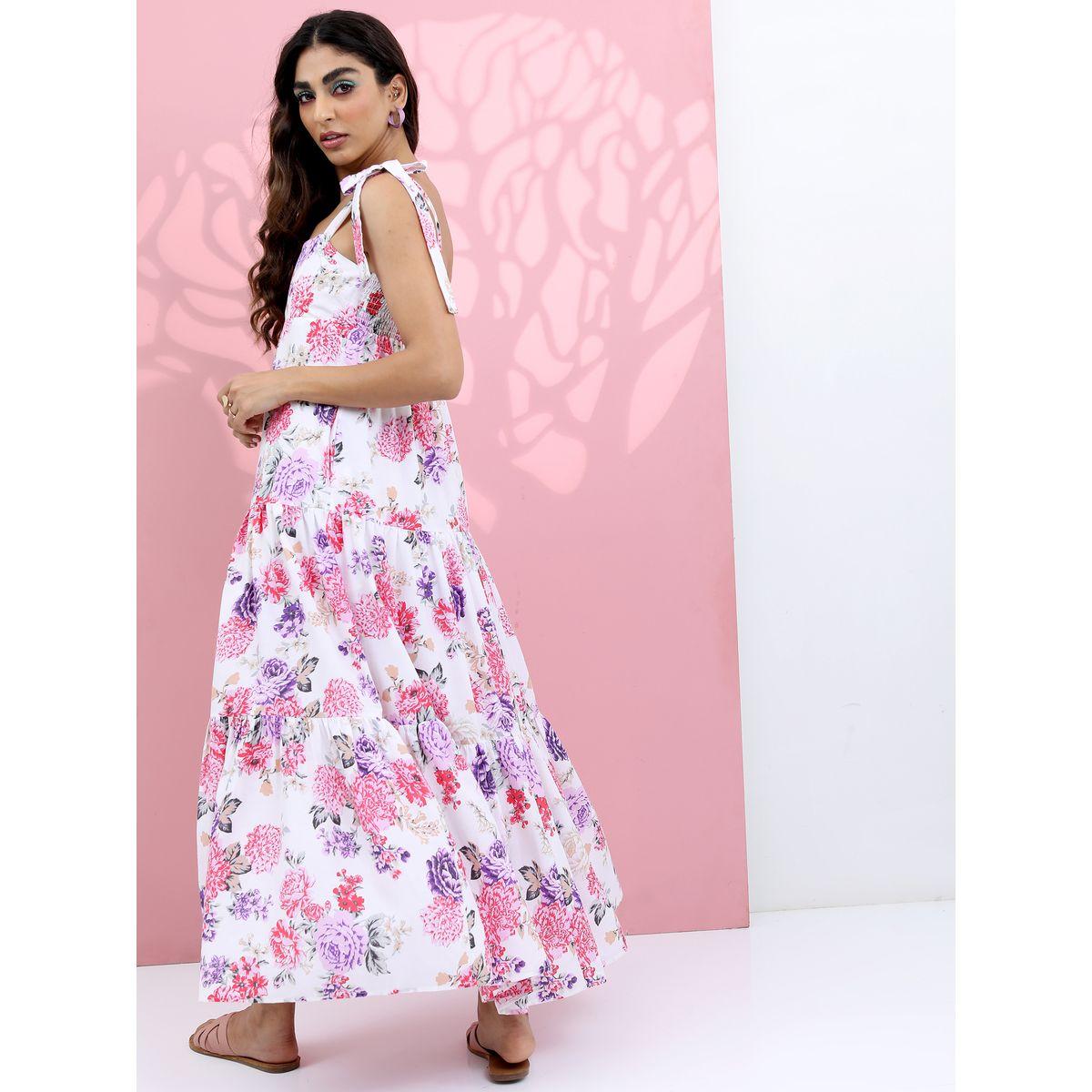 Tokyo Talkies X Styli Tie Sleeves Floral Print Tiered Maxi Dress-women-clothing-dresses-image-3