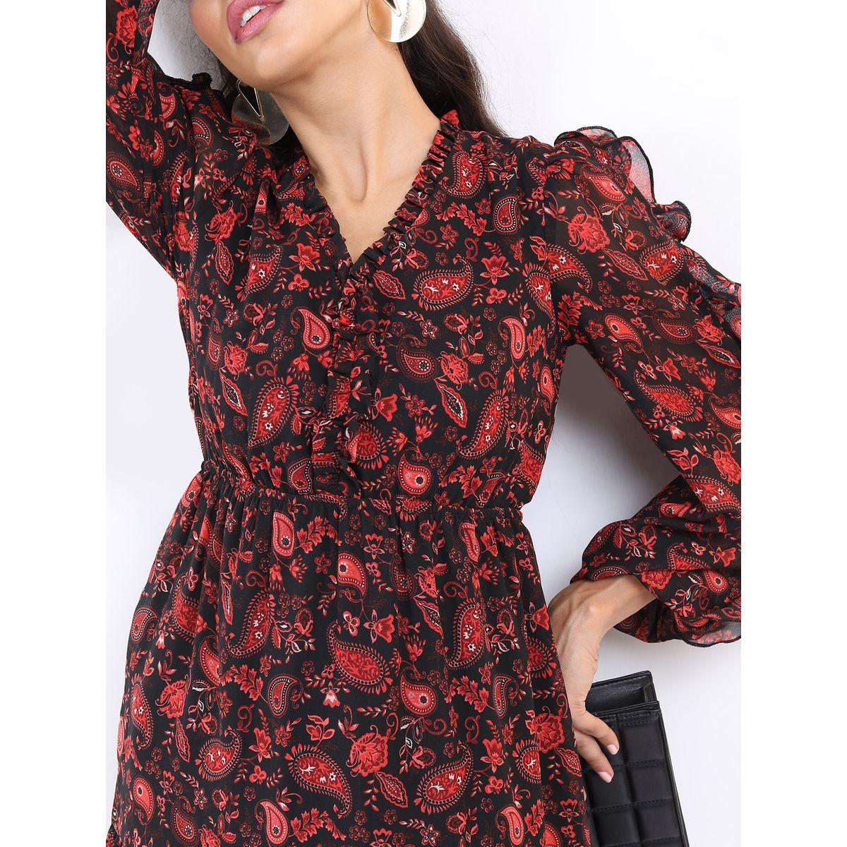 فستان ميدي مطبع بطبعات بيزلي طوكيو توكيز × ستايلي-women-clothing-dresses-image-4