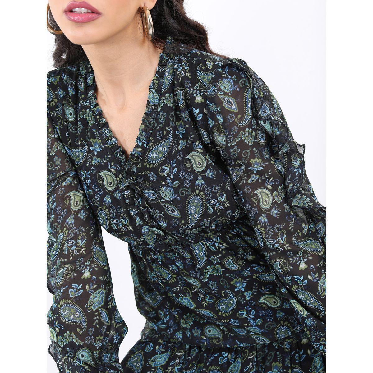 فستان ميدي مطبع بطبعات بيزلي طوكيو توكيز × ستايلي-women-clothing-dresses-image-4