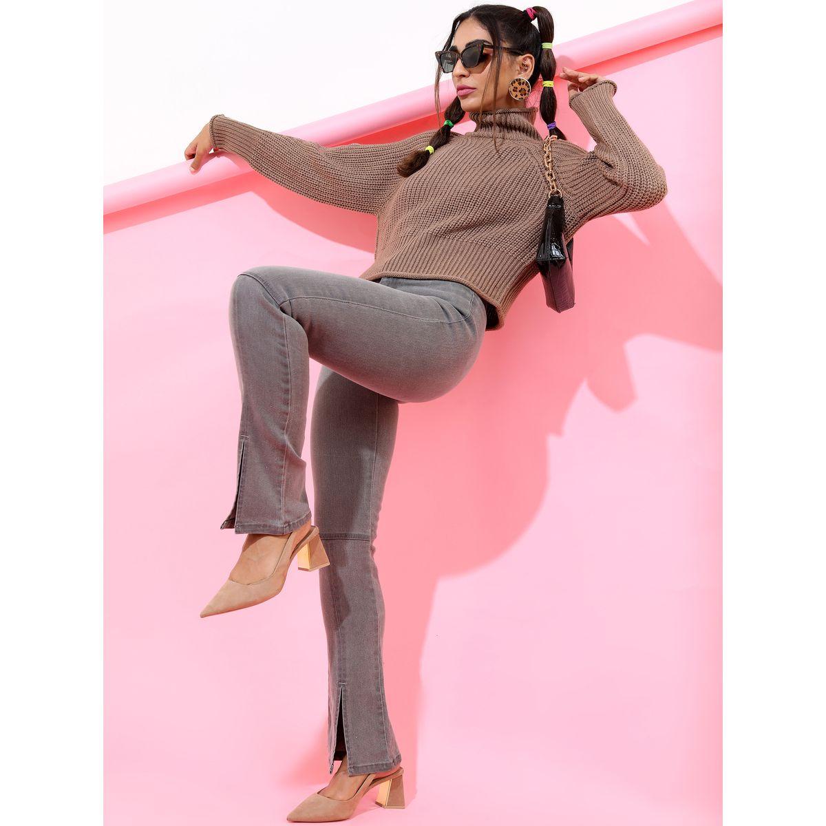 جينز سكيني بحواف مشقوقة طوكيو توكيز × ستايلي-women-clothing-bottoms-jeans-image-2