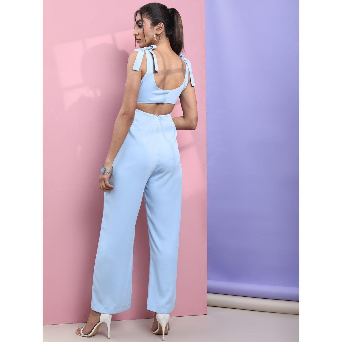 Tokyo Talkies X Styli Tie Up Sleeves Sweetheart Neck Jumpsuit-women-clothing-jumpsuits-image-3