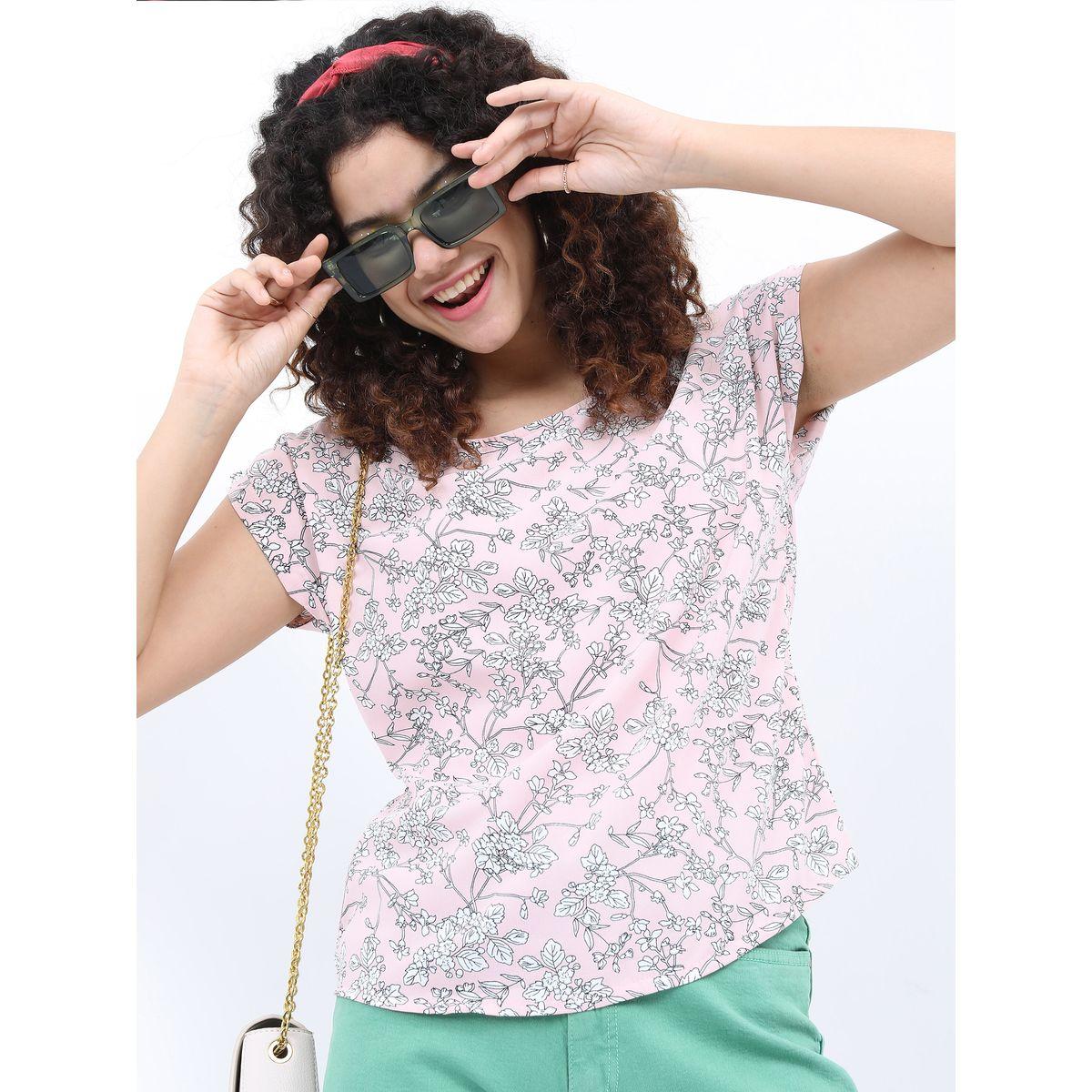 Tokyo Talkies X Styli Floral AOP Round Neck Top-women-clothing-shirtsandblouses-blouses-image-1