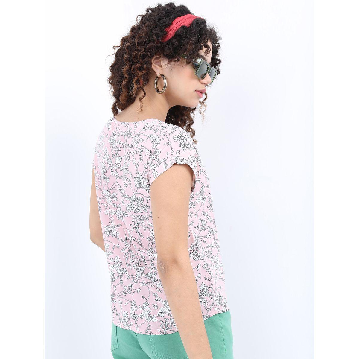 Tokyo Talkies X Styli Floral AOP Round Neck Top-women-clothing-shirtsandblouses-blouses-image-3