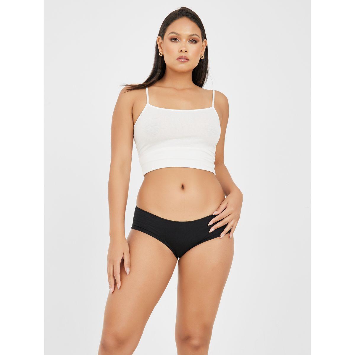 مجموعة من 2 سراويل داخلية سادة-women-clothing-lingerie-panties-image-5