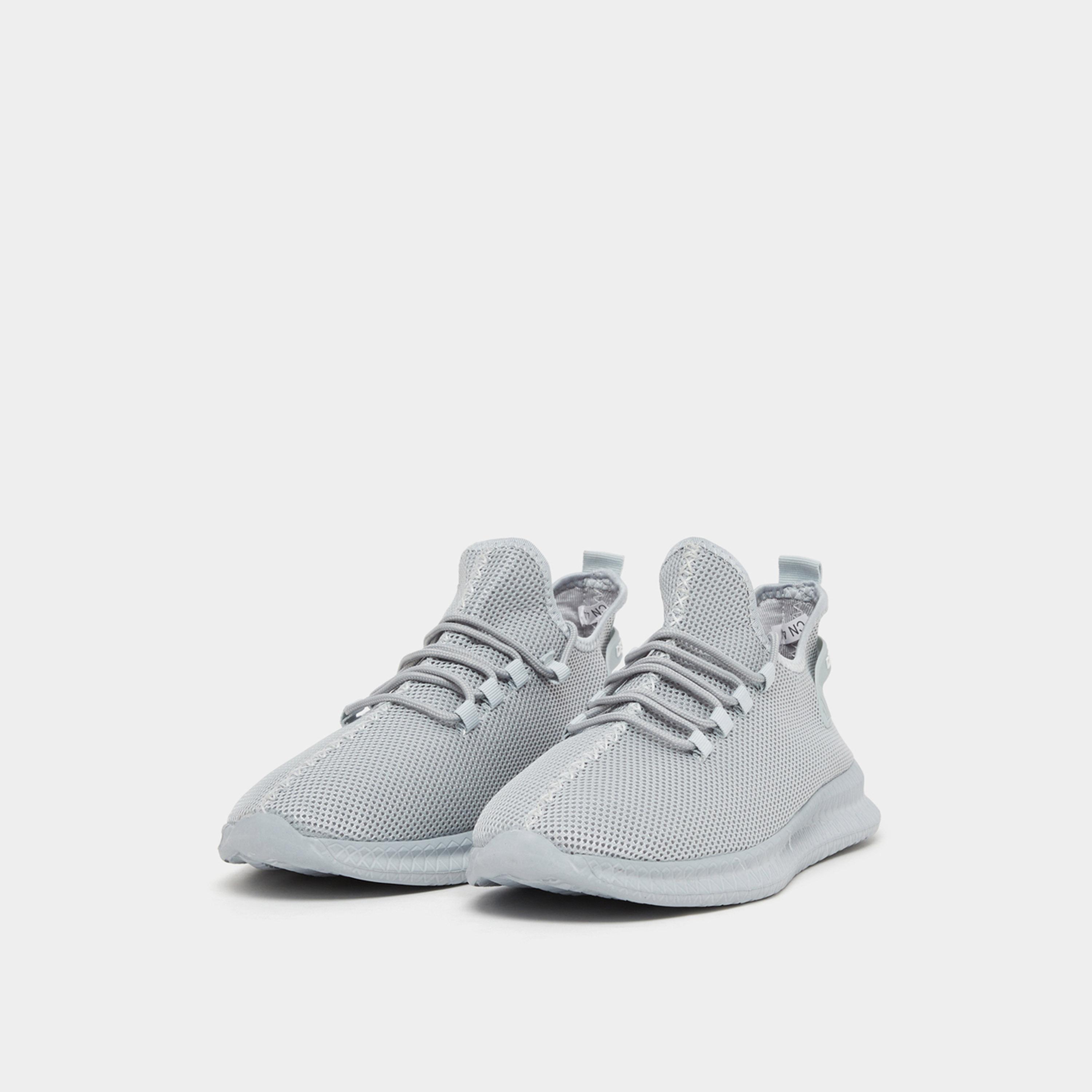 Styli Textured Knit Lace Up Sneakers-men-shoes-sneakers-image-2