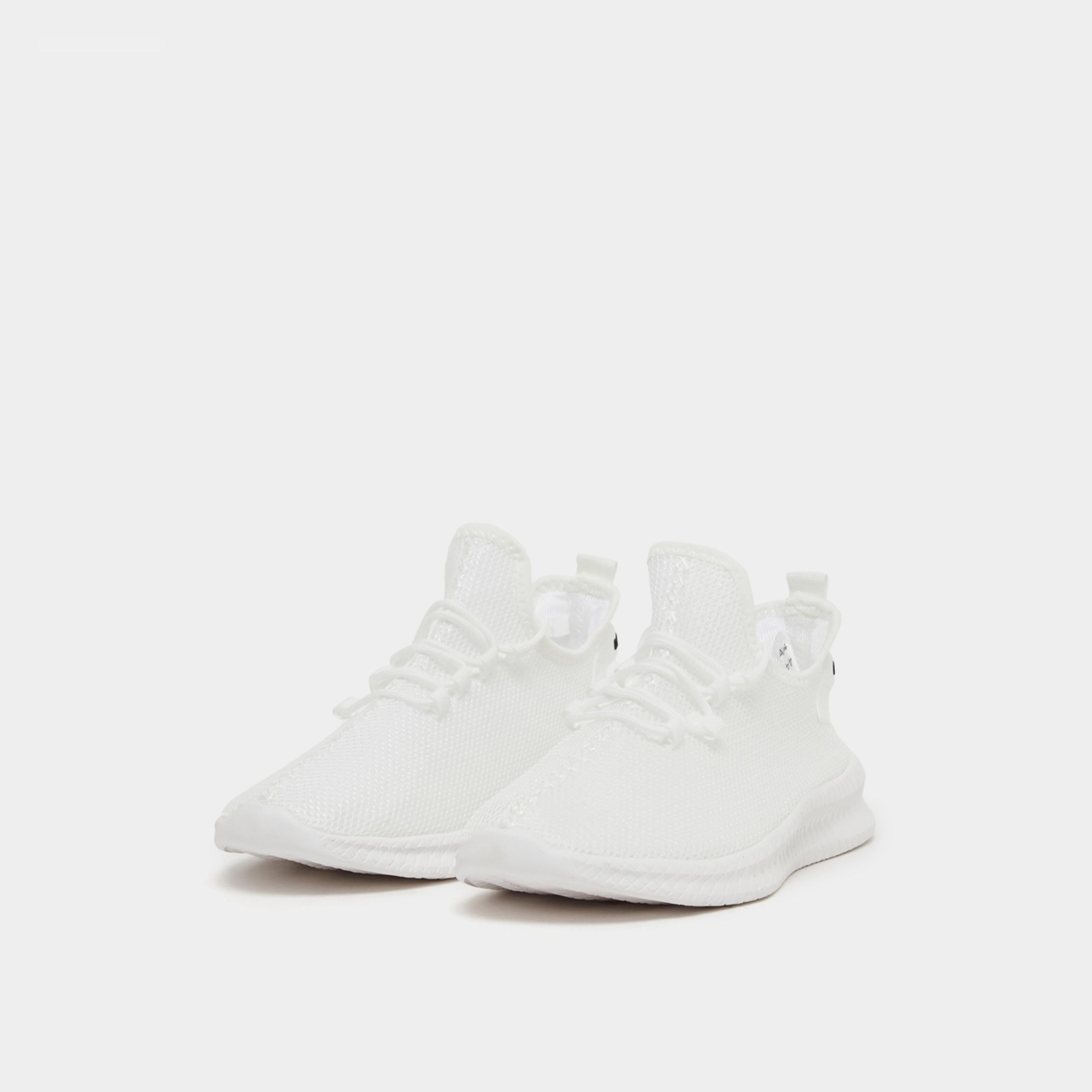 Styli Textured Knit Lace Up Sneakers-men-shoes-sneakers-image-2