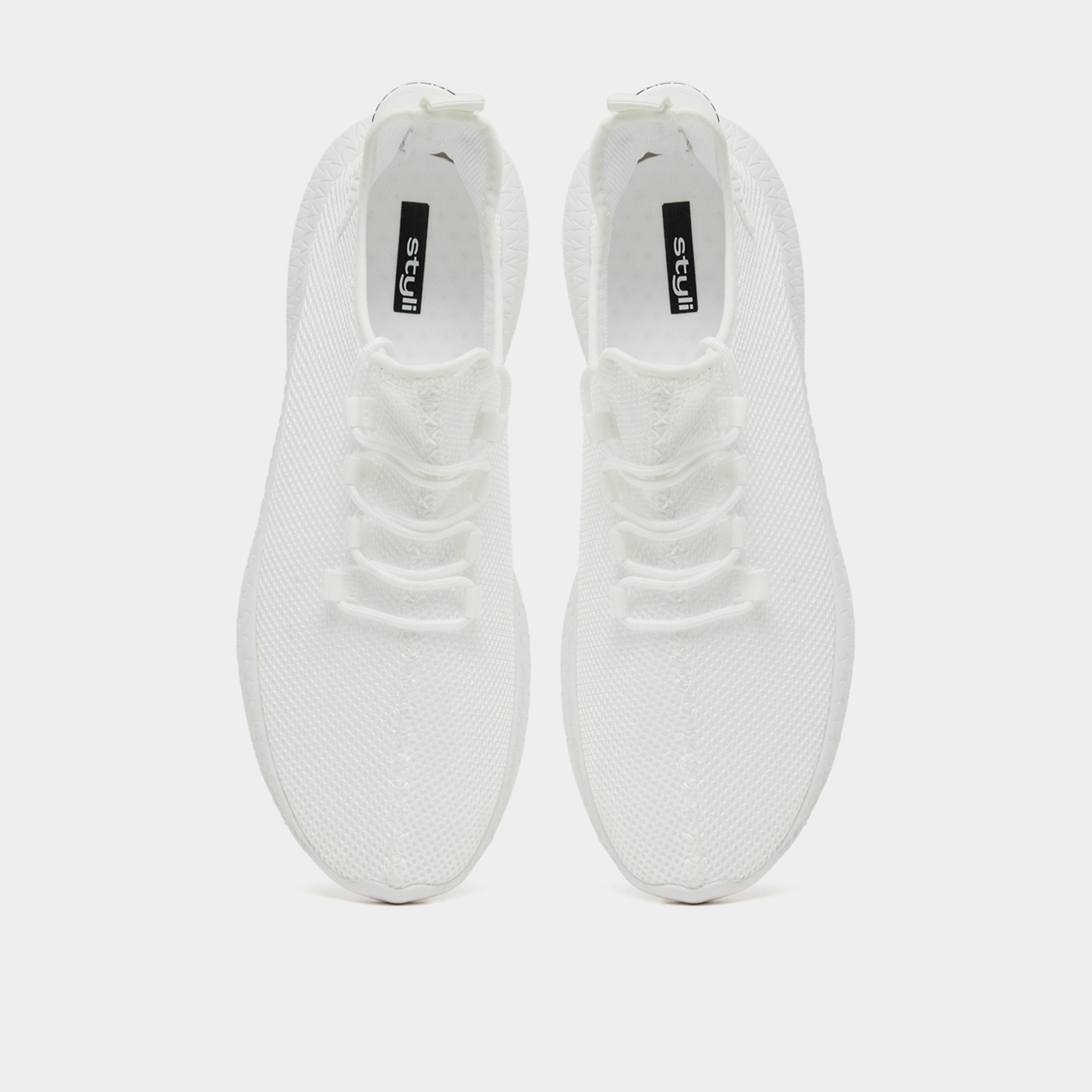 ستايلي - حذاء رياضي بتصميم محبوك برباط-men-shoes-sneakers-image-5