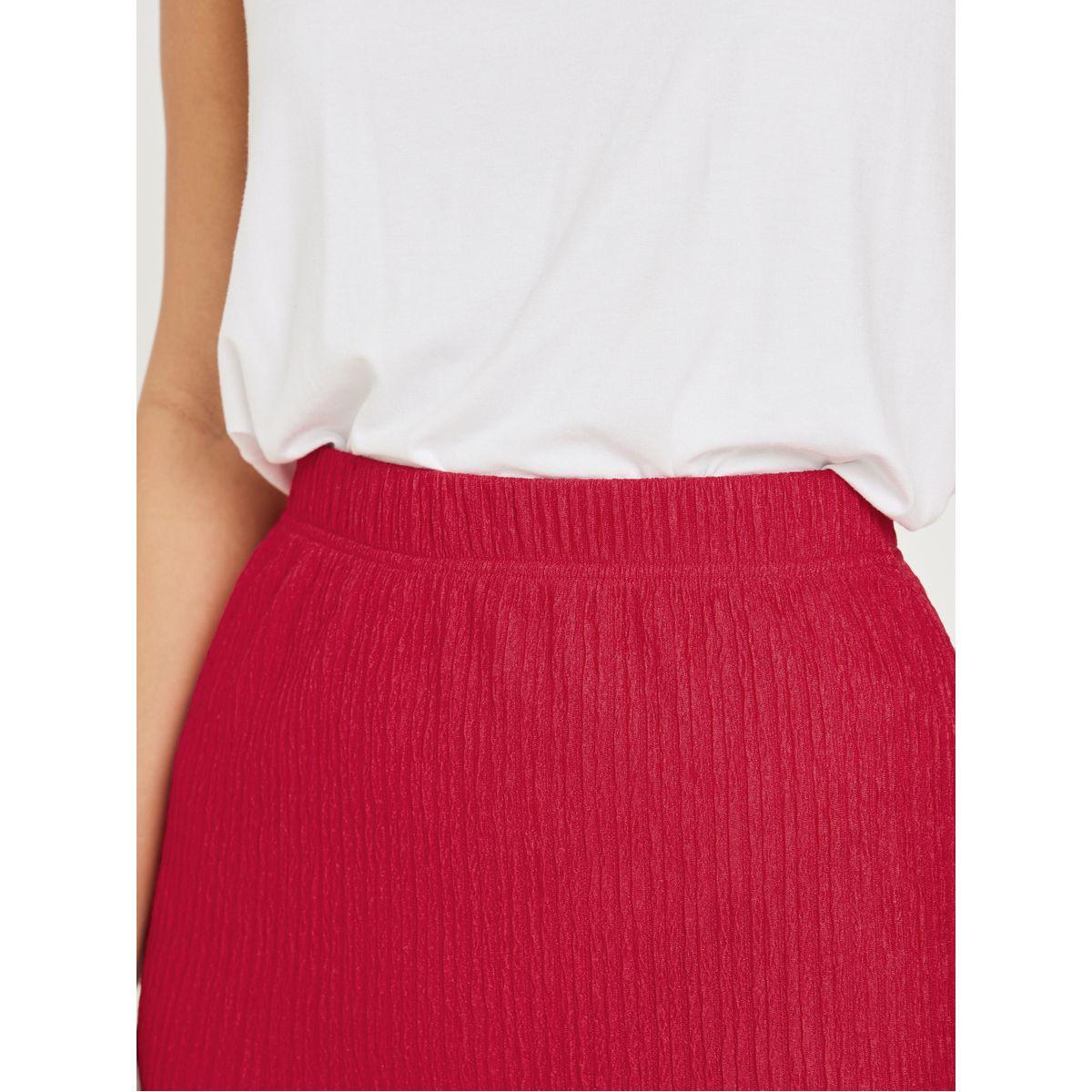 تنورة طويلة بليسيه بشق جانبي-women-clothing-bottoms-skirts-image-2