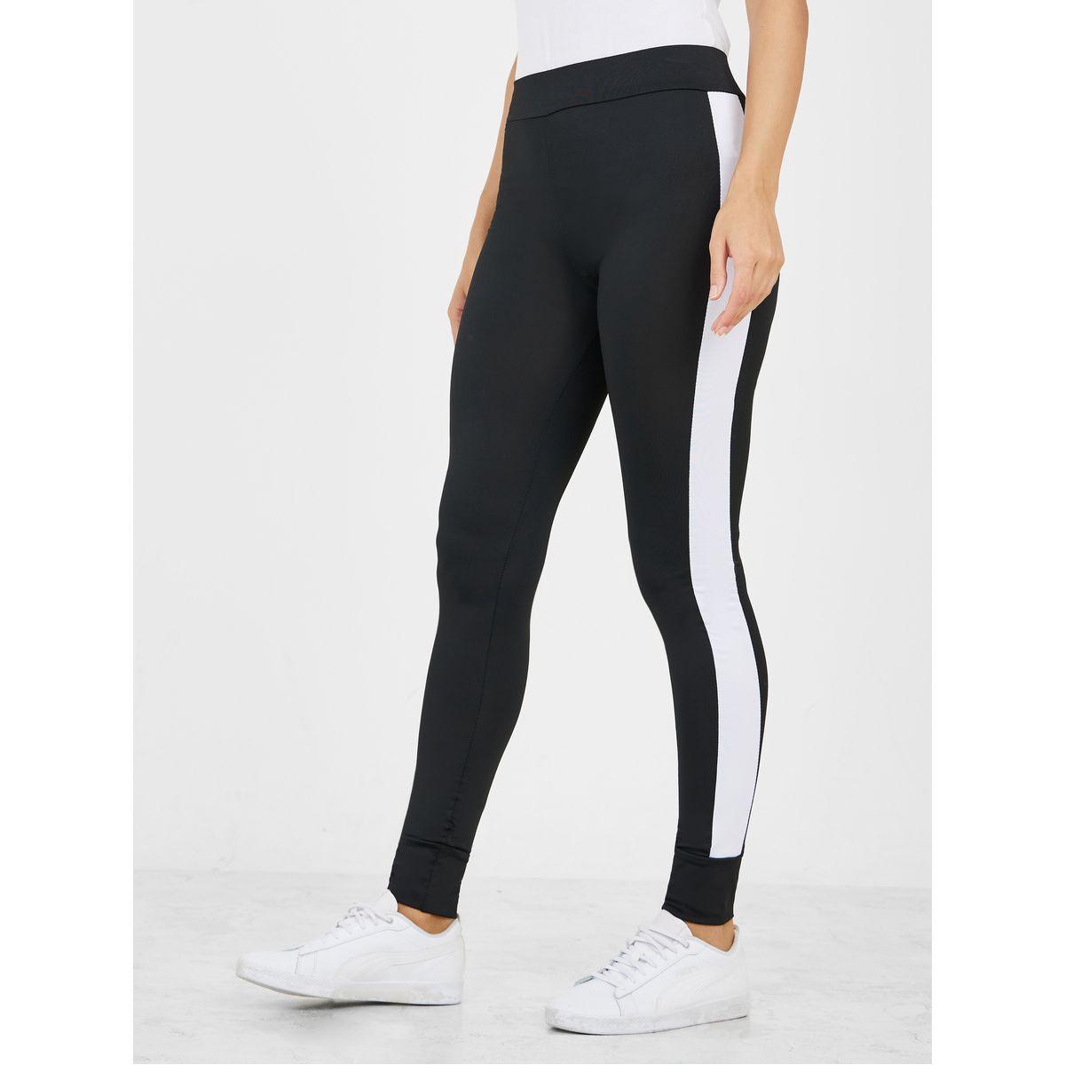 Leggings on sale stripe side