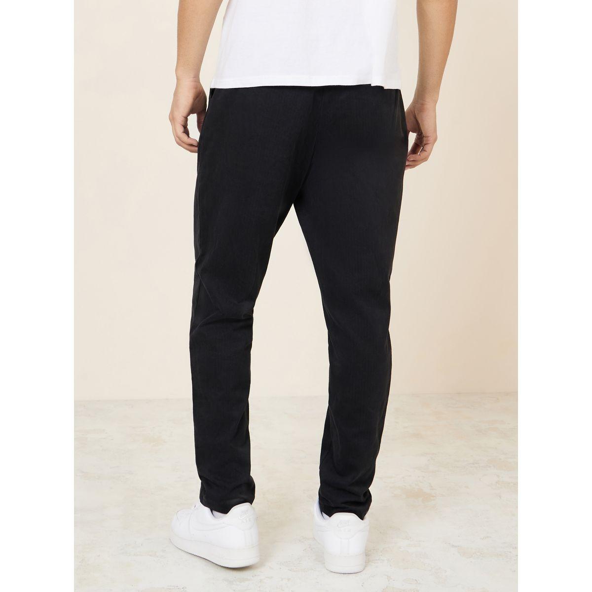Styli Limited Carrot Fit Textured Sailor Pants with Rope Belt-men-clothing-bottoms-trousersandchinos-trousers-image-4