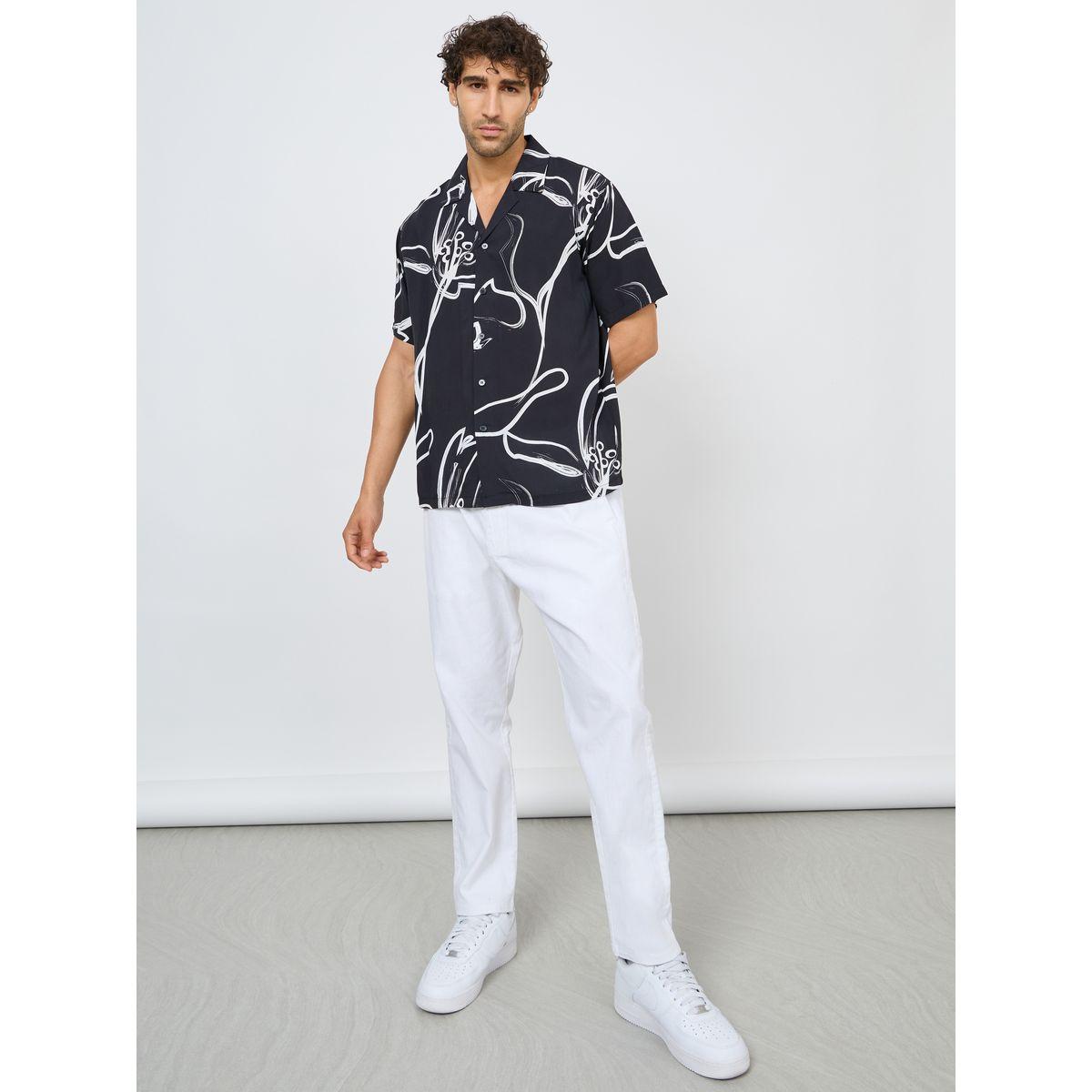 Styli Big Floral Print Relaxed Fit Resort Shirt-men-clothing-shirts-image-2