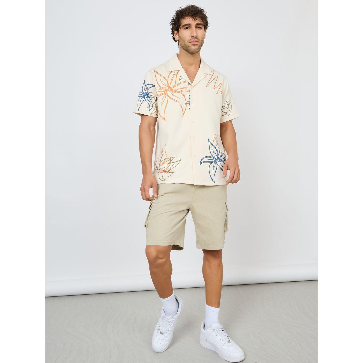 Styli Limited Big Floral Print Relaxed Fit Resort Shirt-men-clothing-shirts-image-2