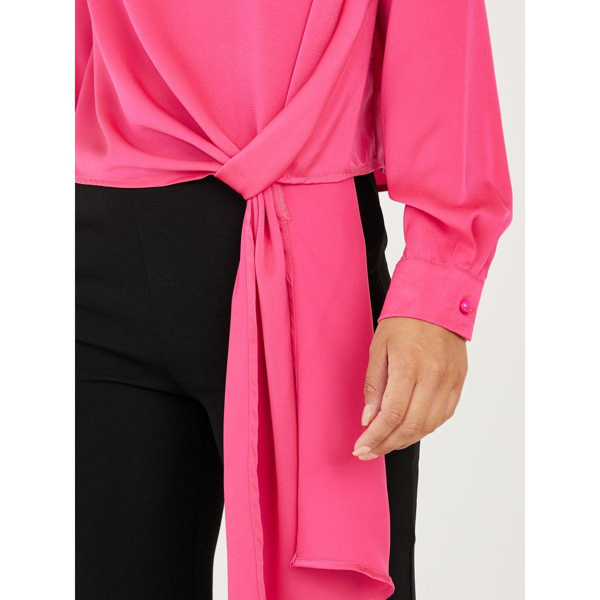 بلوزة ساتان بياقة دائرية-women-clothing-shirtsandblouses-blouses-image-3