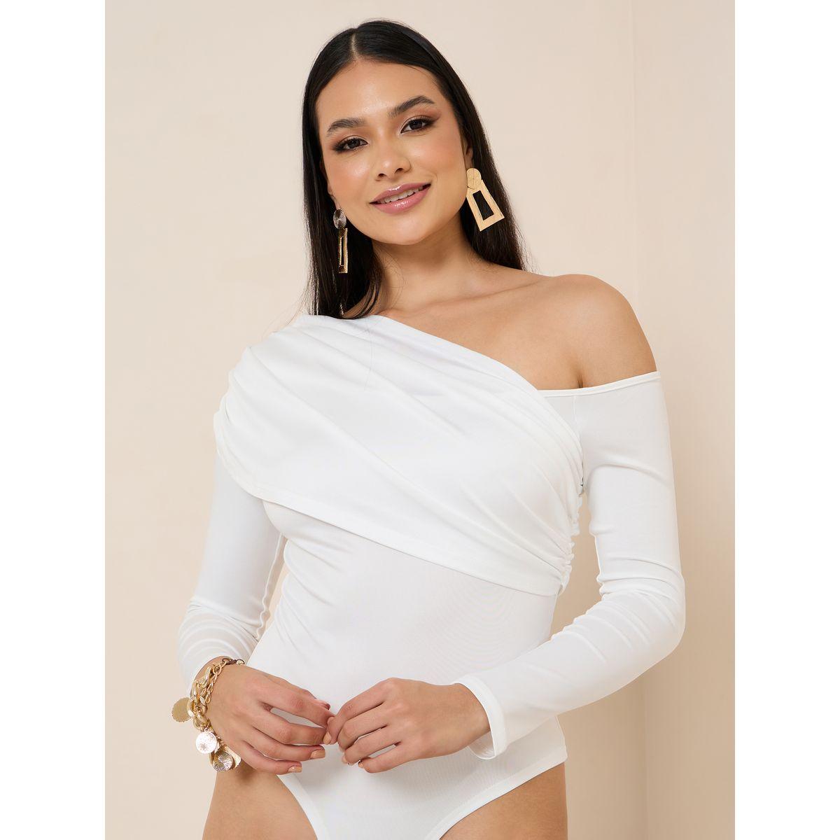 Styli Asymmetric Neck Fitted Bodysuit-women-clothing-shirtsandblouses-blouses-image-3