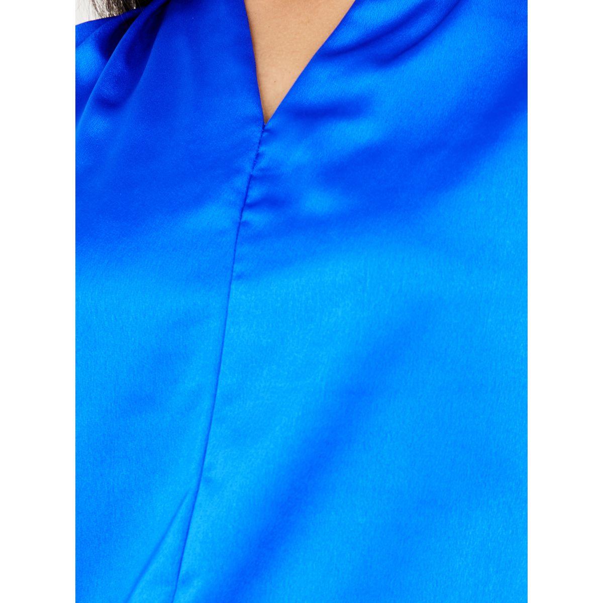 Styli Satin V Neck Regular Fit Blouse-women-clothing-shirtsandblouses-blouses-image-4