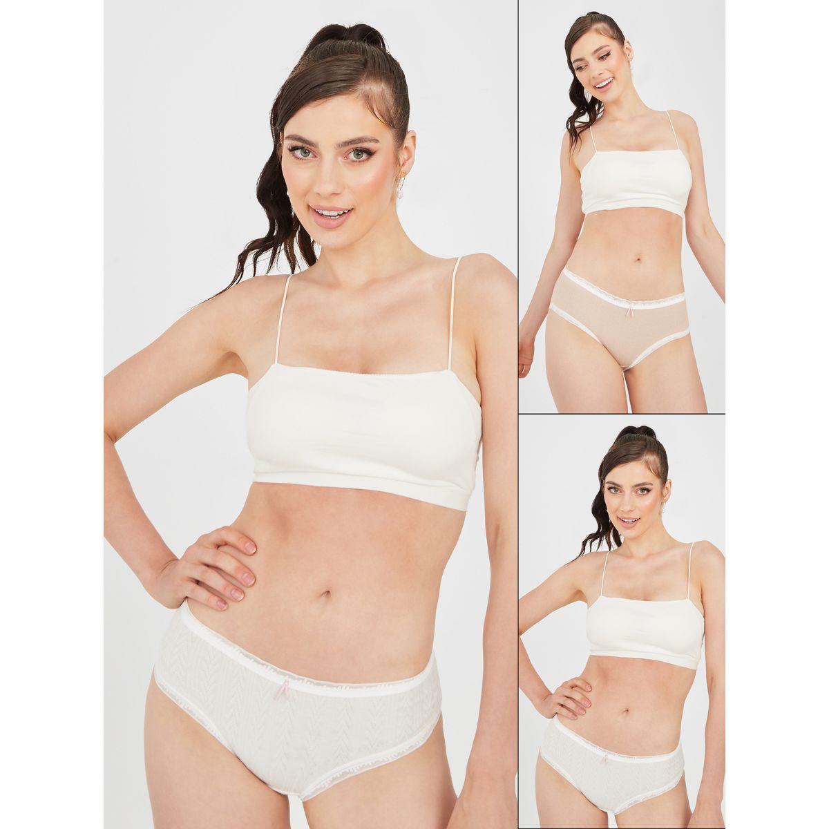 مجموعة من 2 سروال داخلي بدانتيل-women-clothing-lingerie-panties-image-1