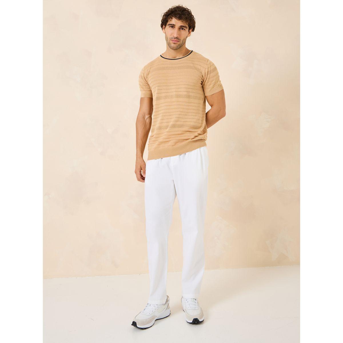 Styli Limited Textured Knit Regular T-Shirt-men-clothing-tshirtsandpolos-tshirts-image-2